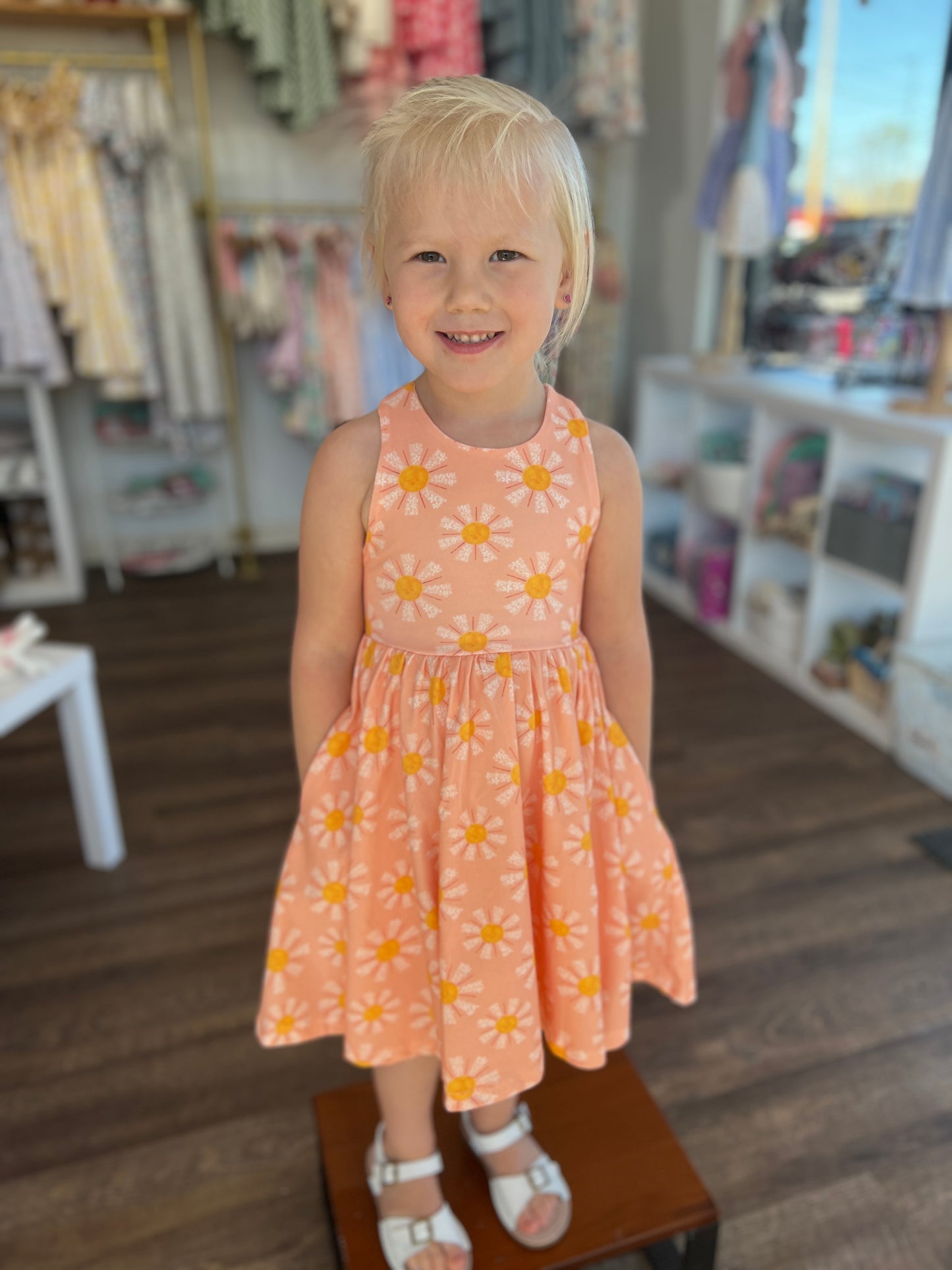 Blooming Sunshine Twirl Dress (2,4)