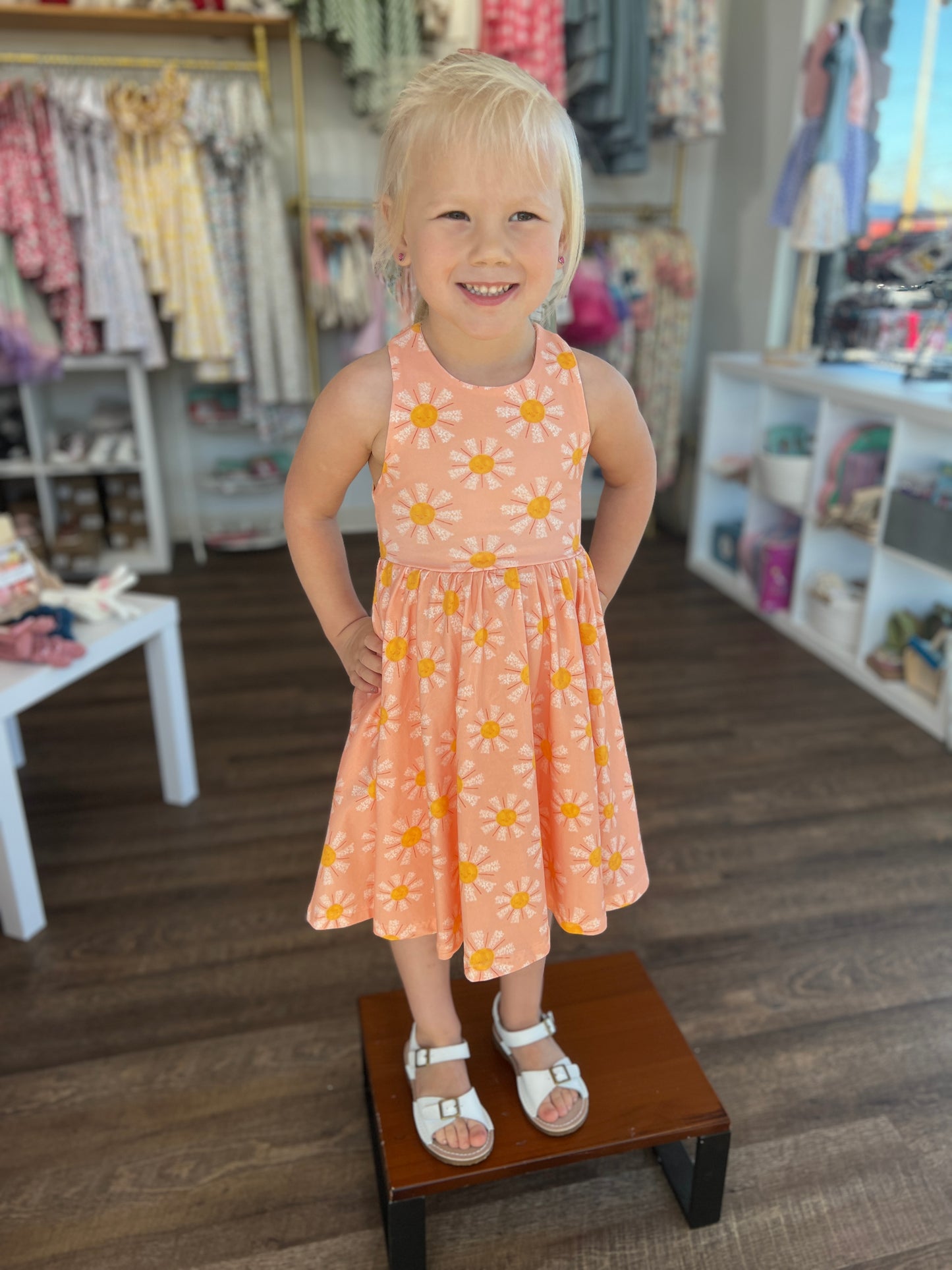 Blooming Sunshine Twirl Dress (2,4)