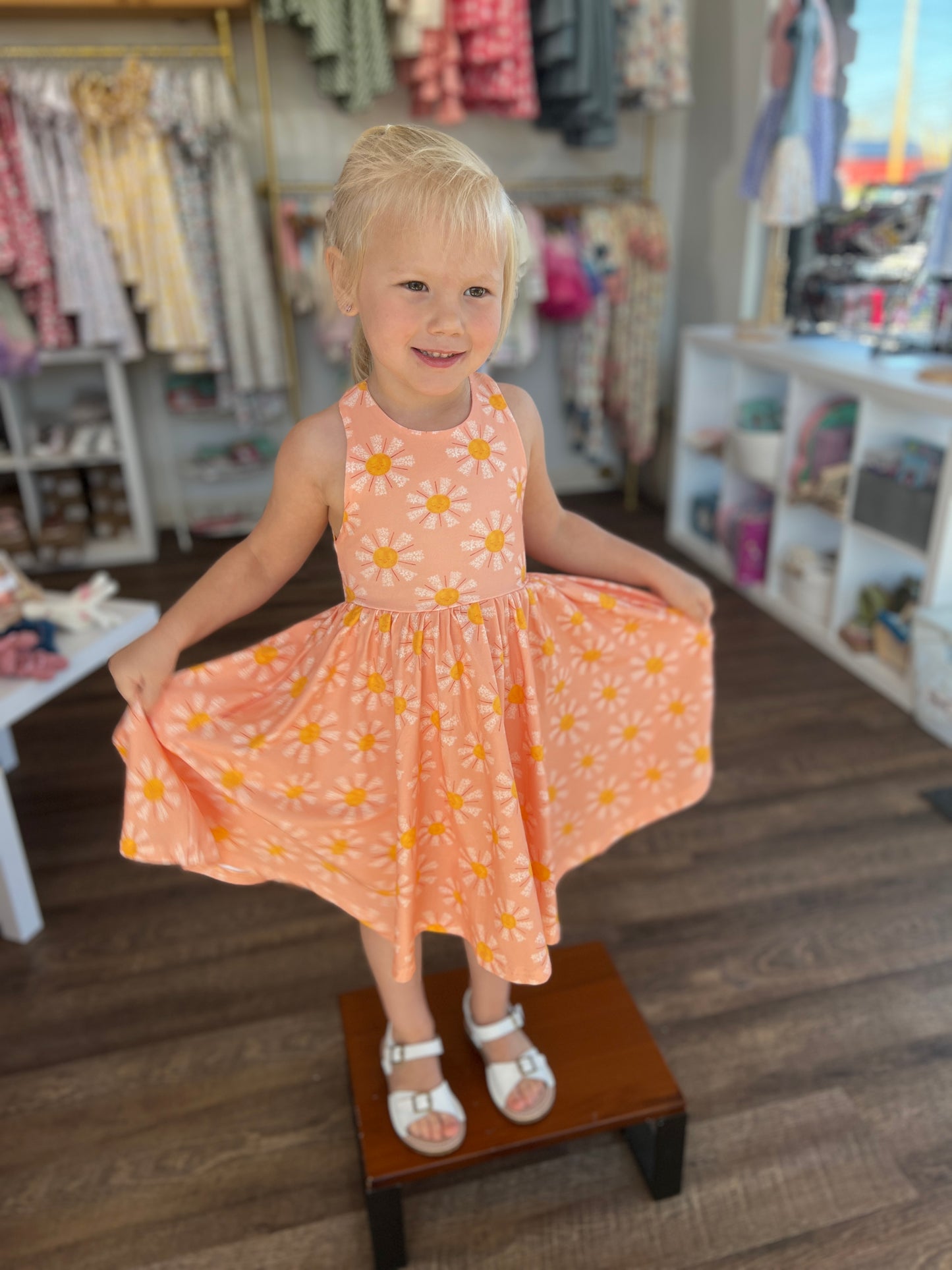 Blooming Sunshine Twirl Dress (2,4)