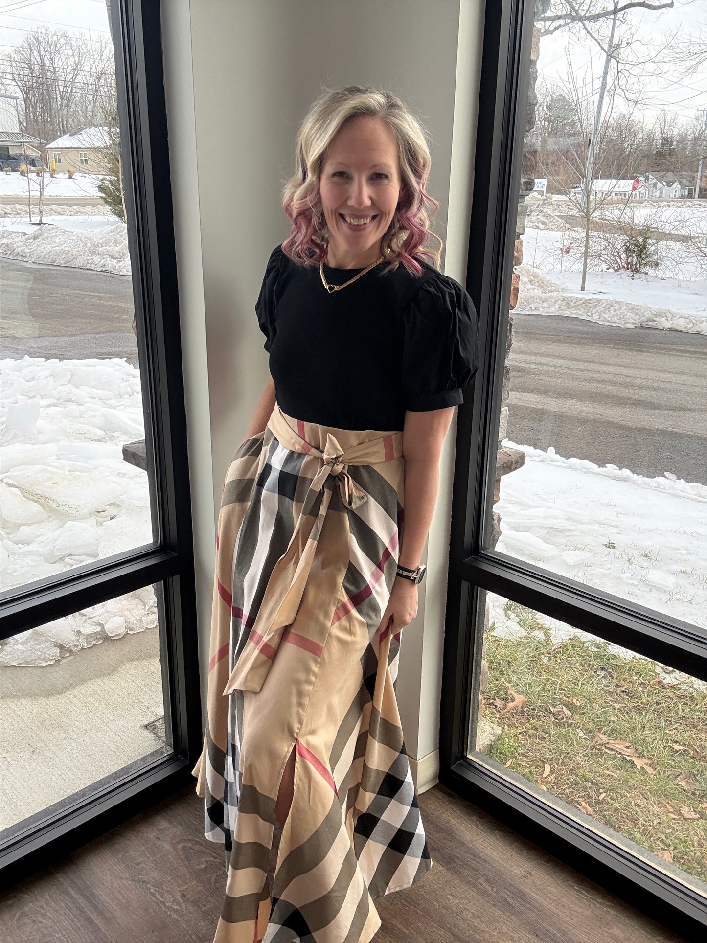 Plaid Authority Dress