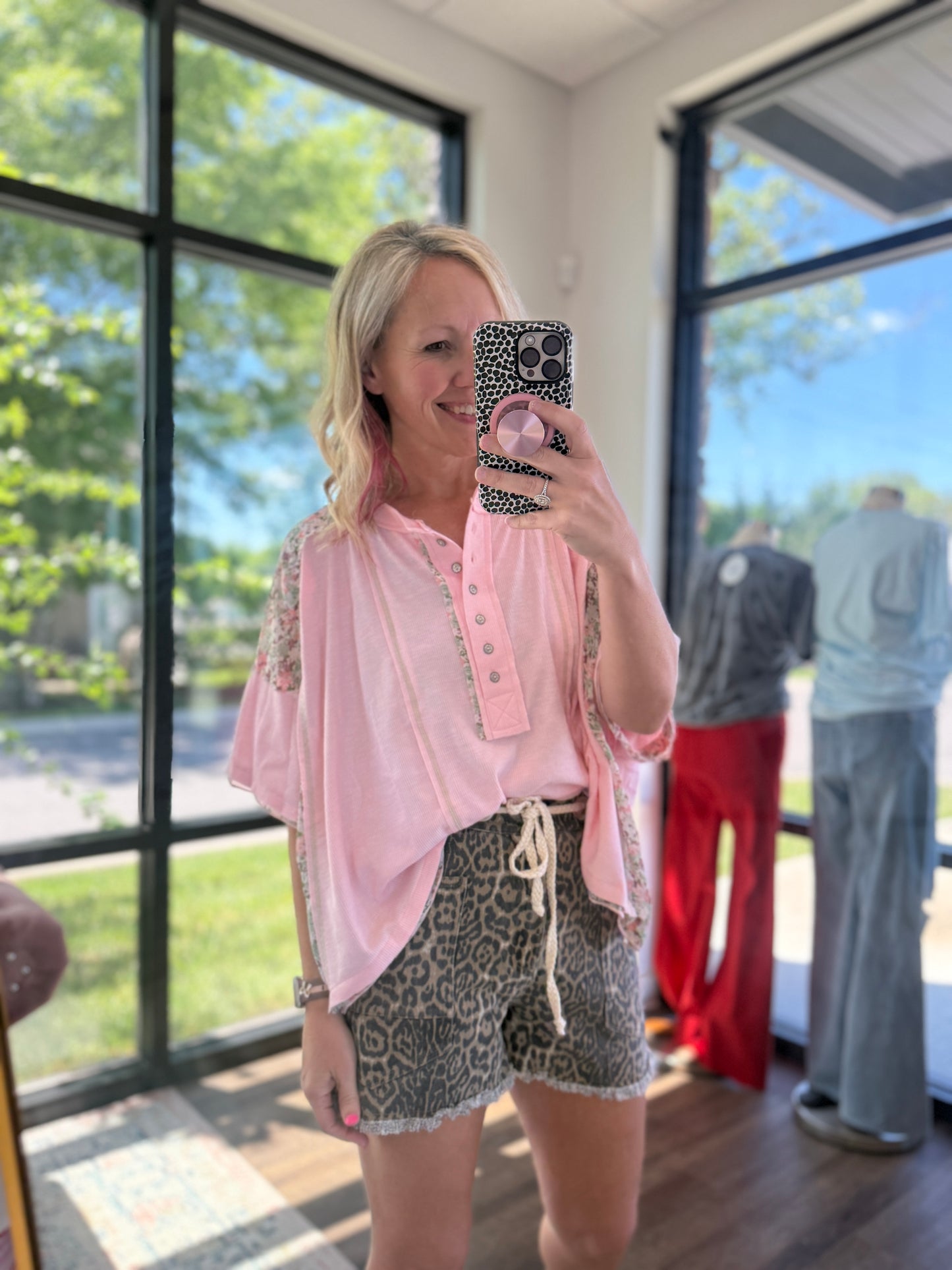 Camo/Animal Print Shorts