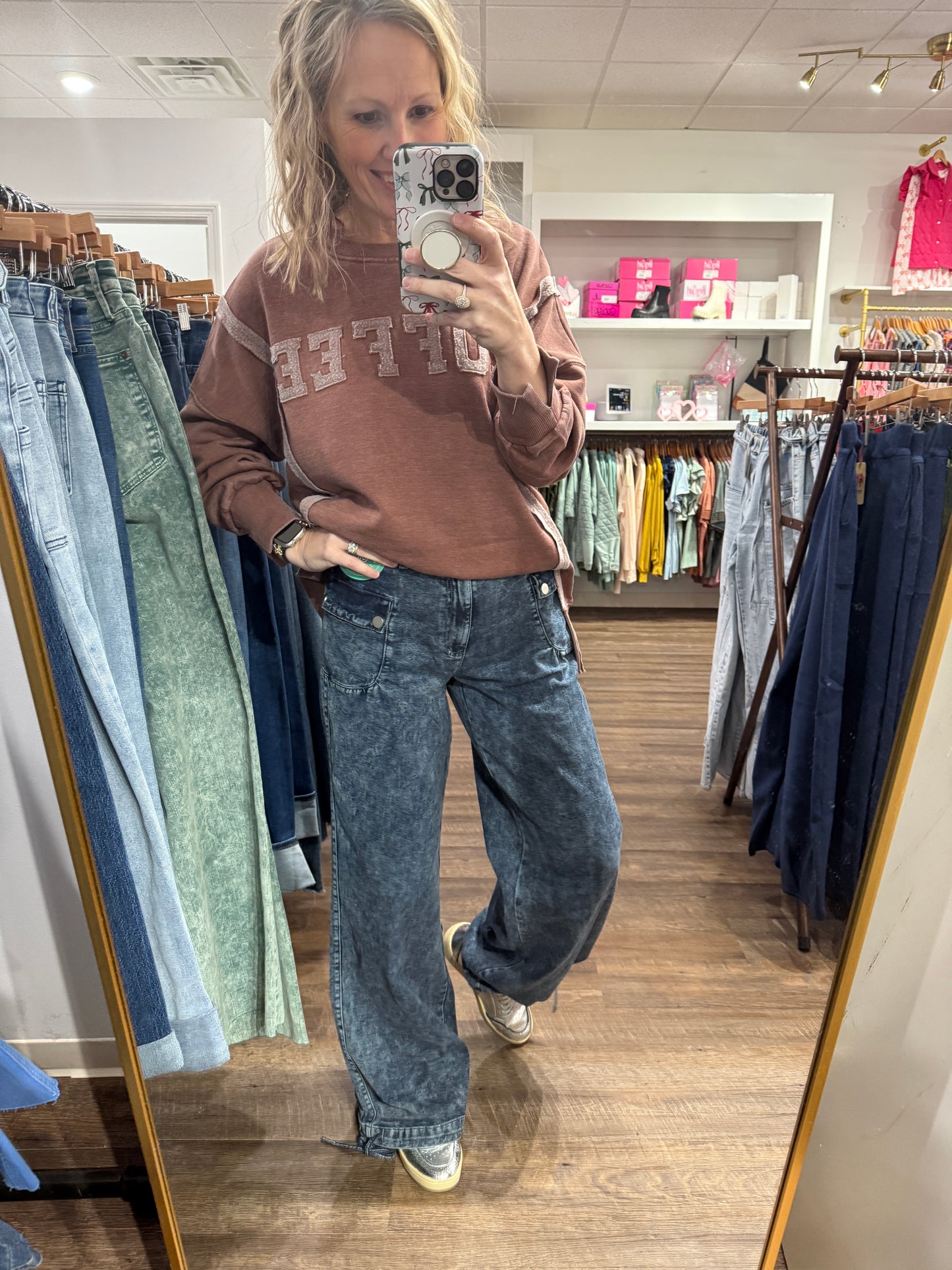 Jilly Cinch Hem Jeans