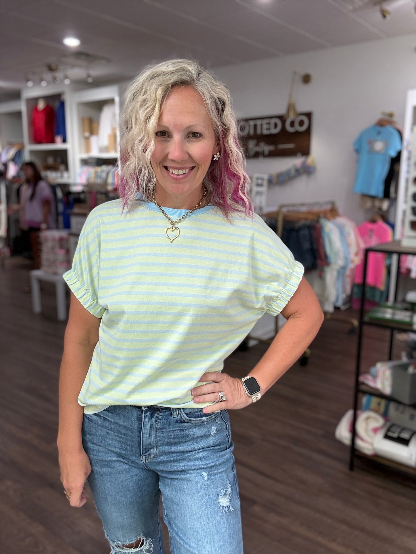 Lime Light Lane Top