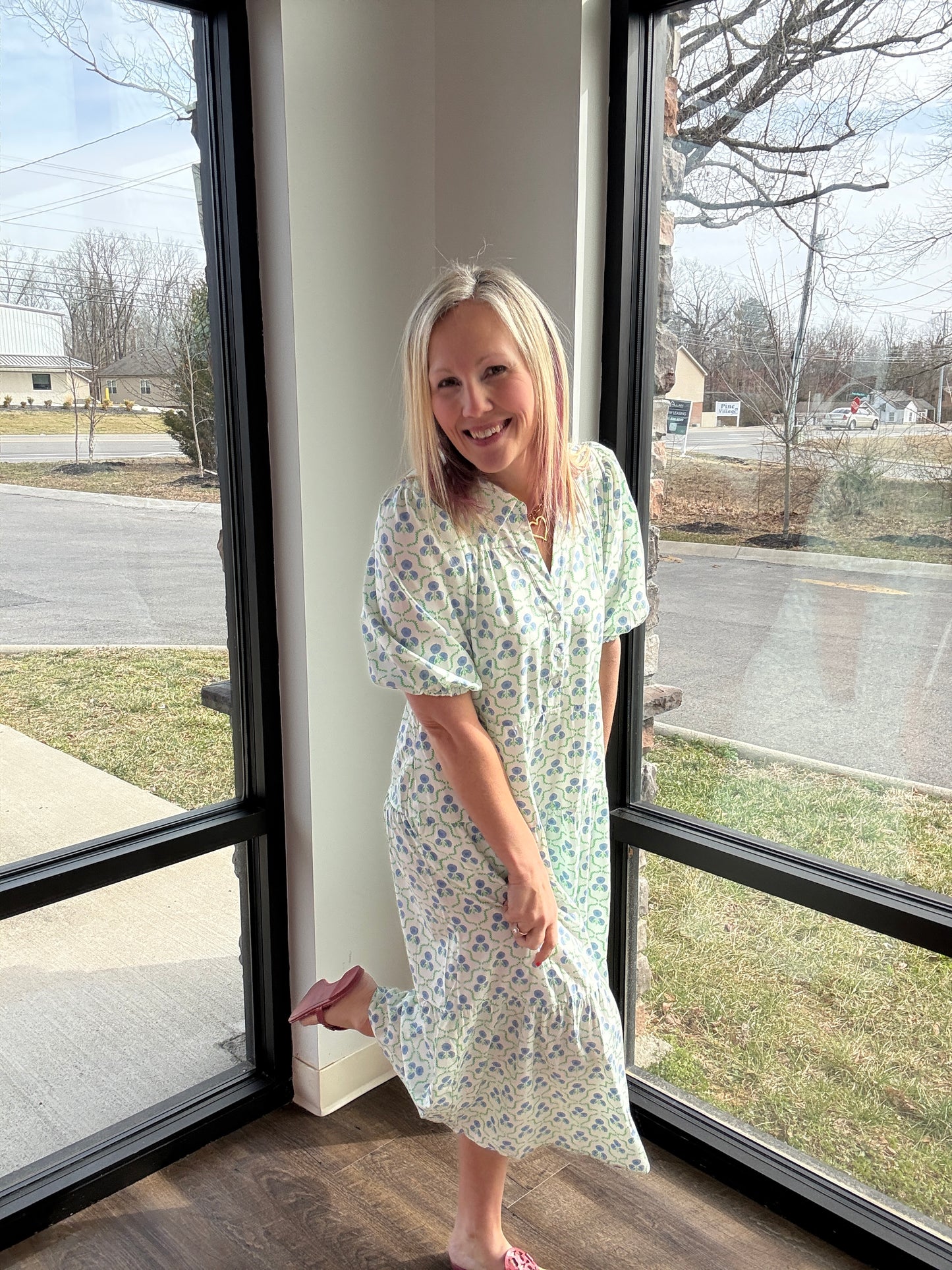 Sweetbriar Lattice Dress