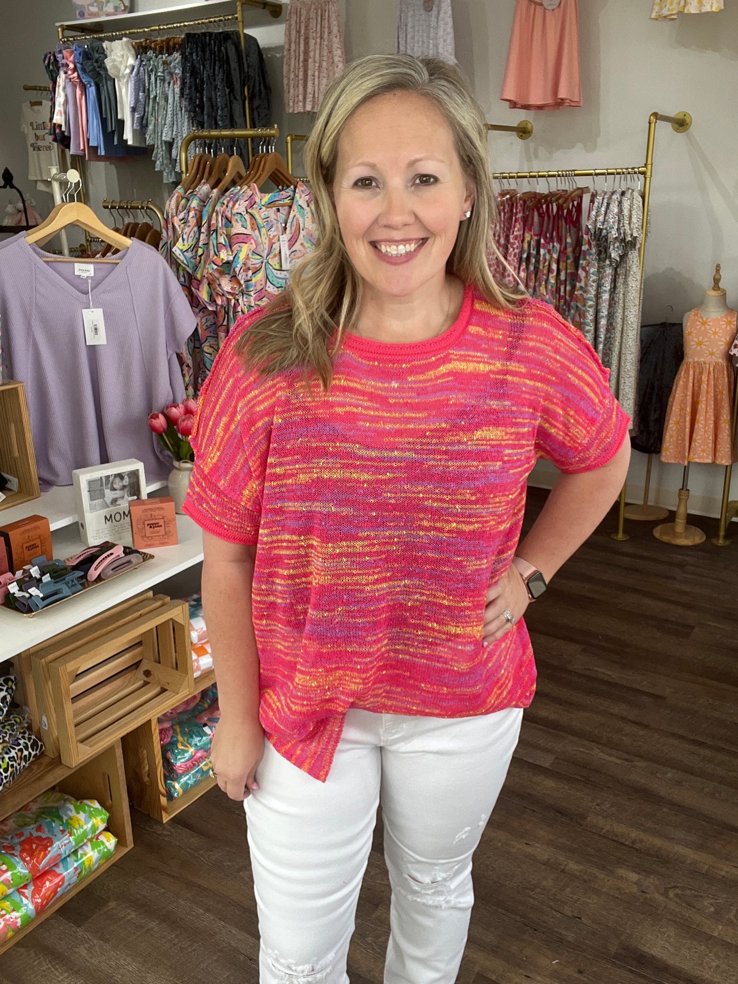 Magenta Fire Top
