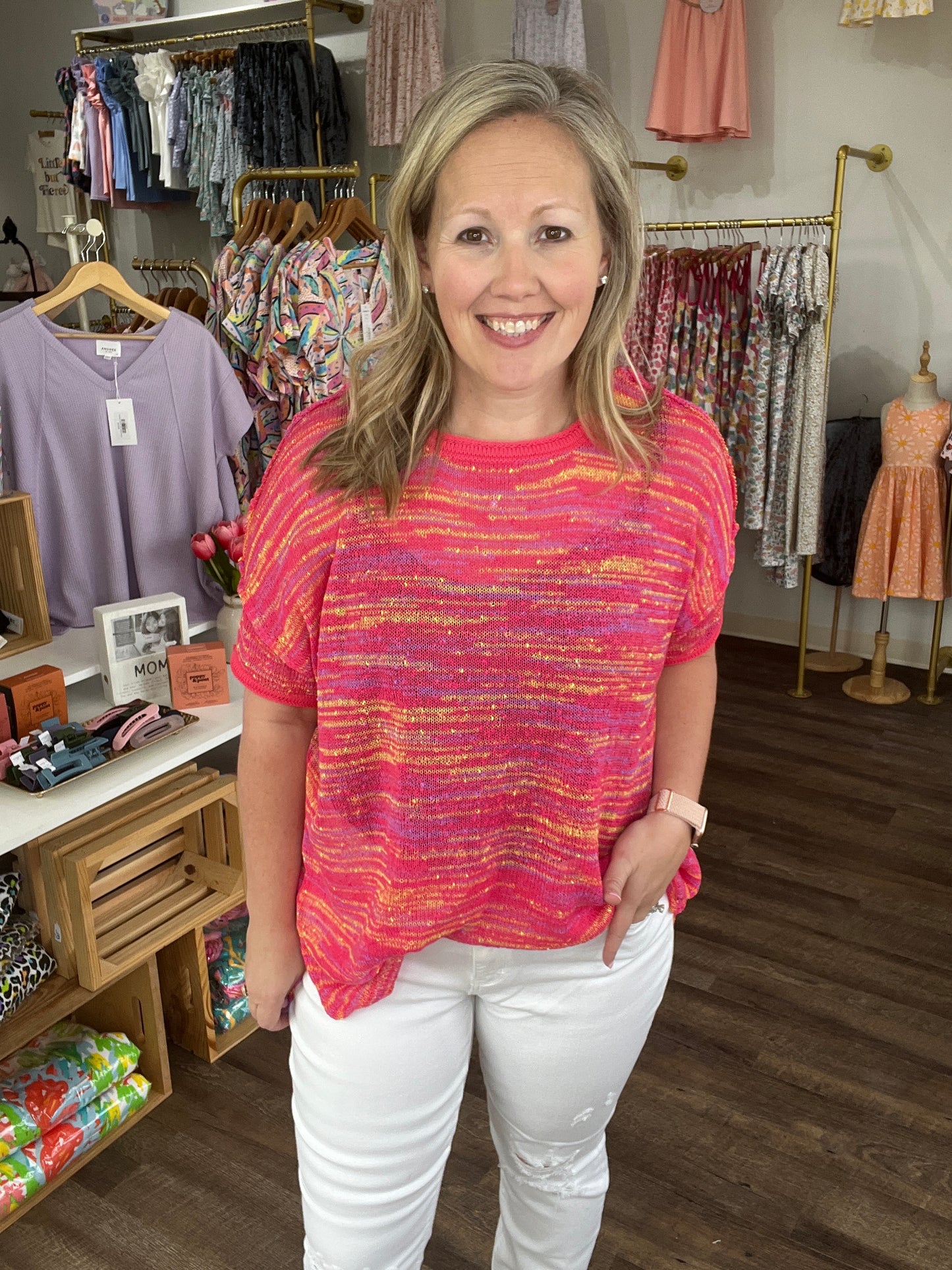 Magenta Fire Top