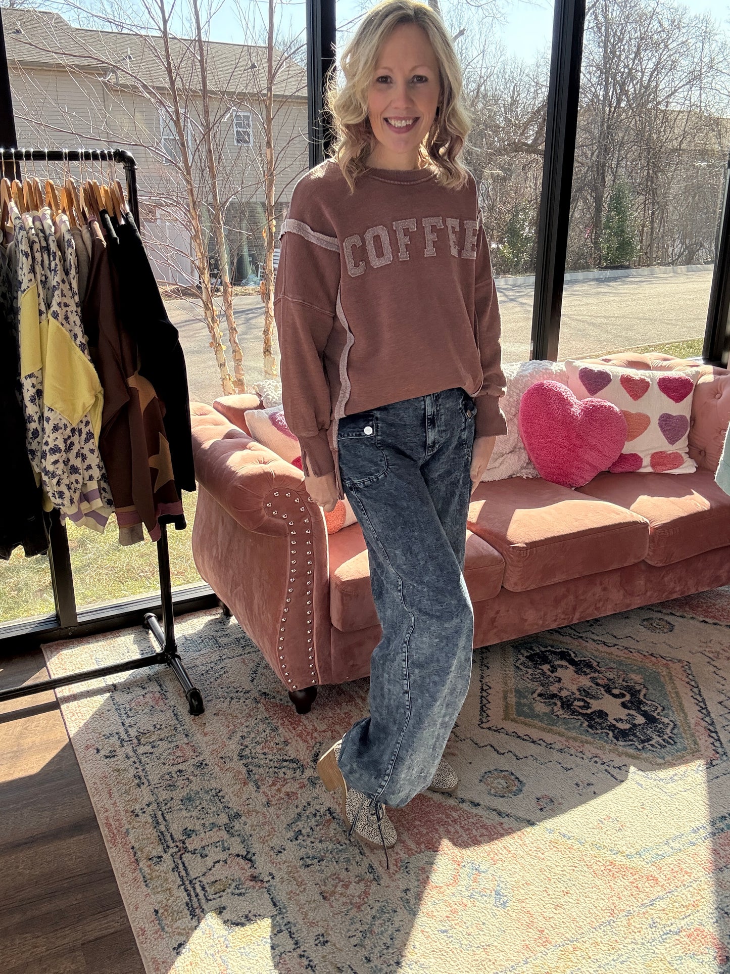 Jilly Cinch Hem Jeans