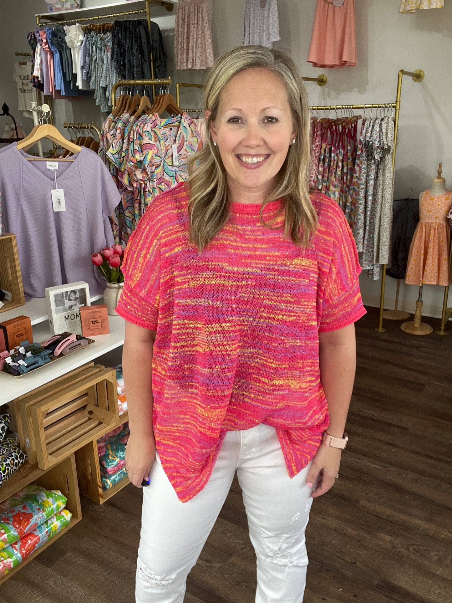 Magenta Fire Top