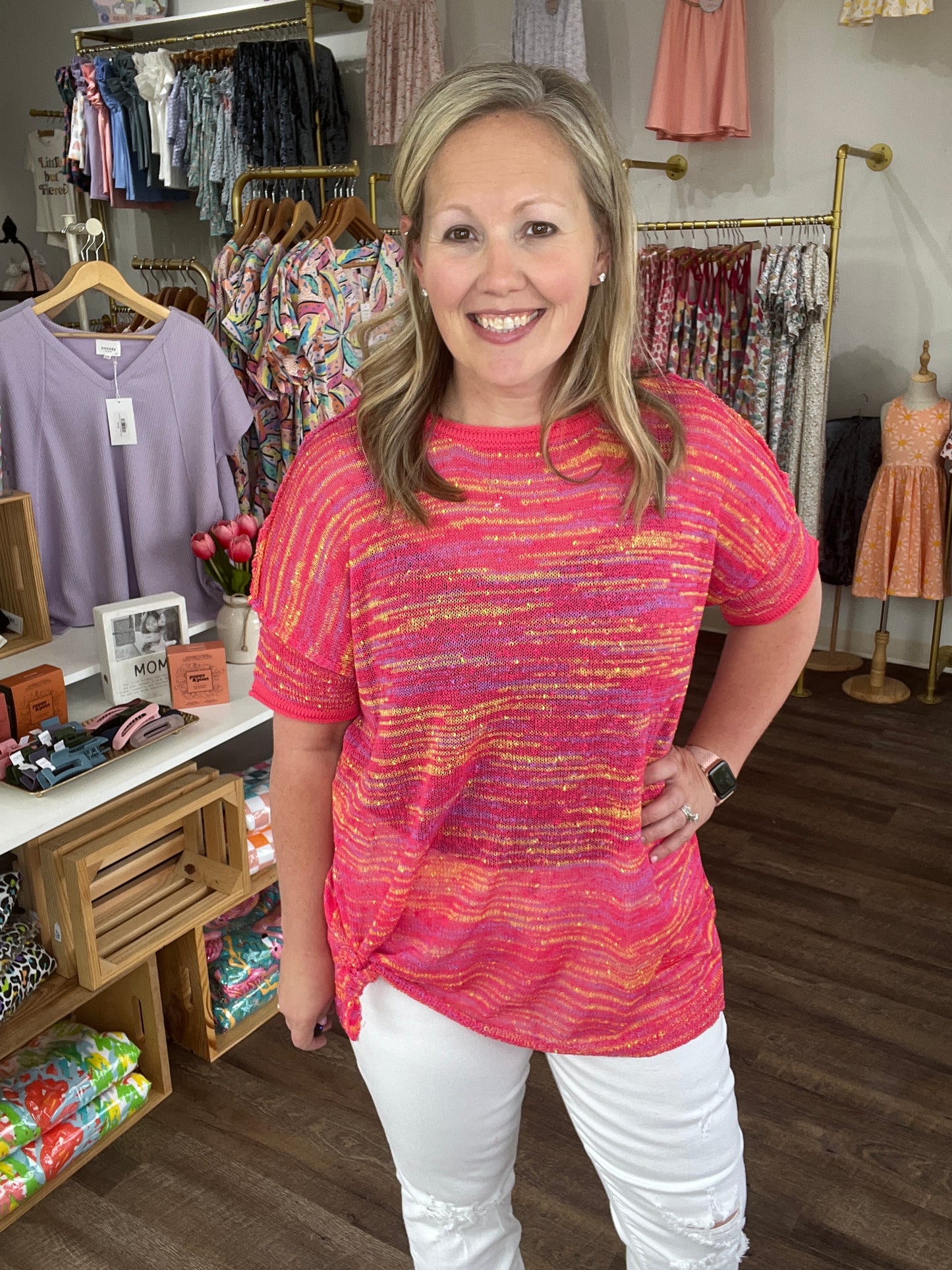 Magenta Fire Top