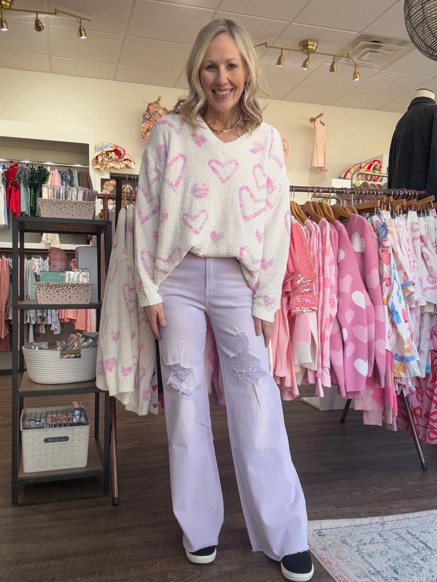 Cotton Candy Crush Jeans- Purple
