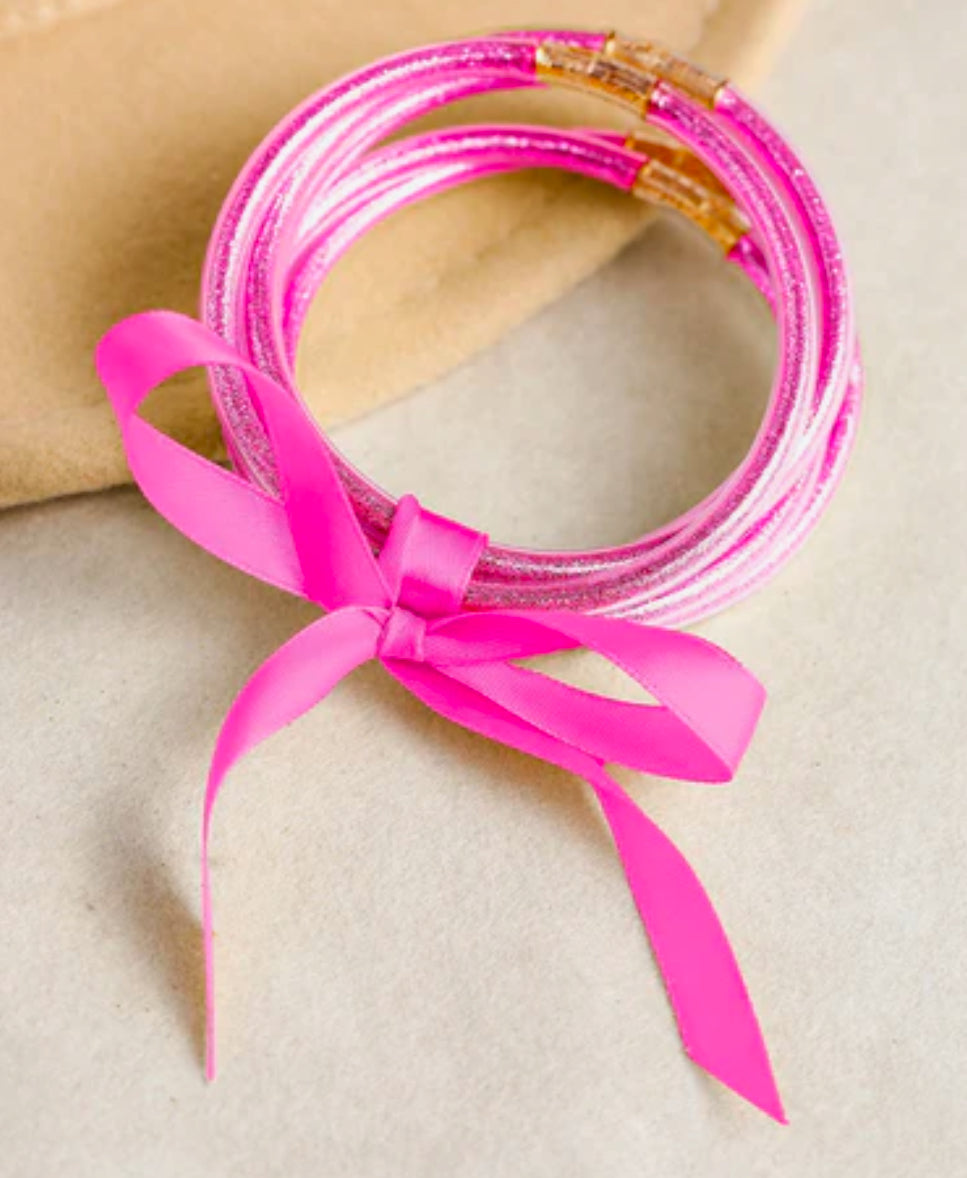 Pink Bangle Set