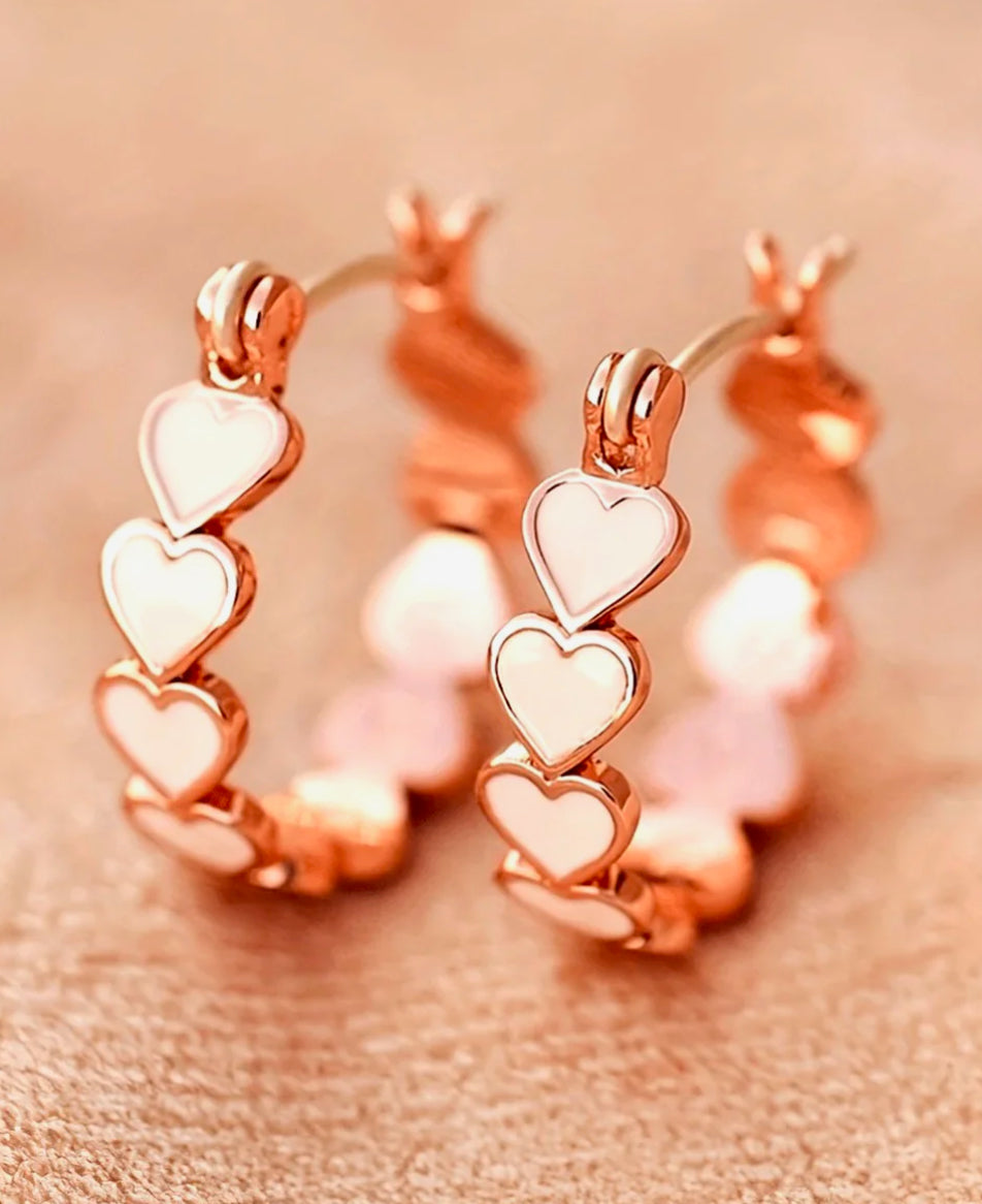 Heart Hoop Earring