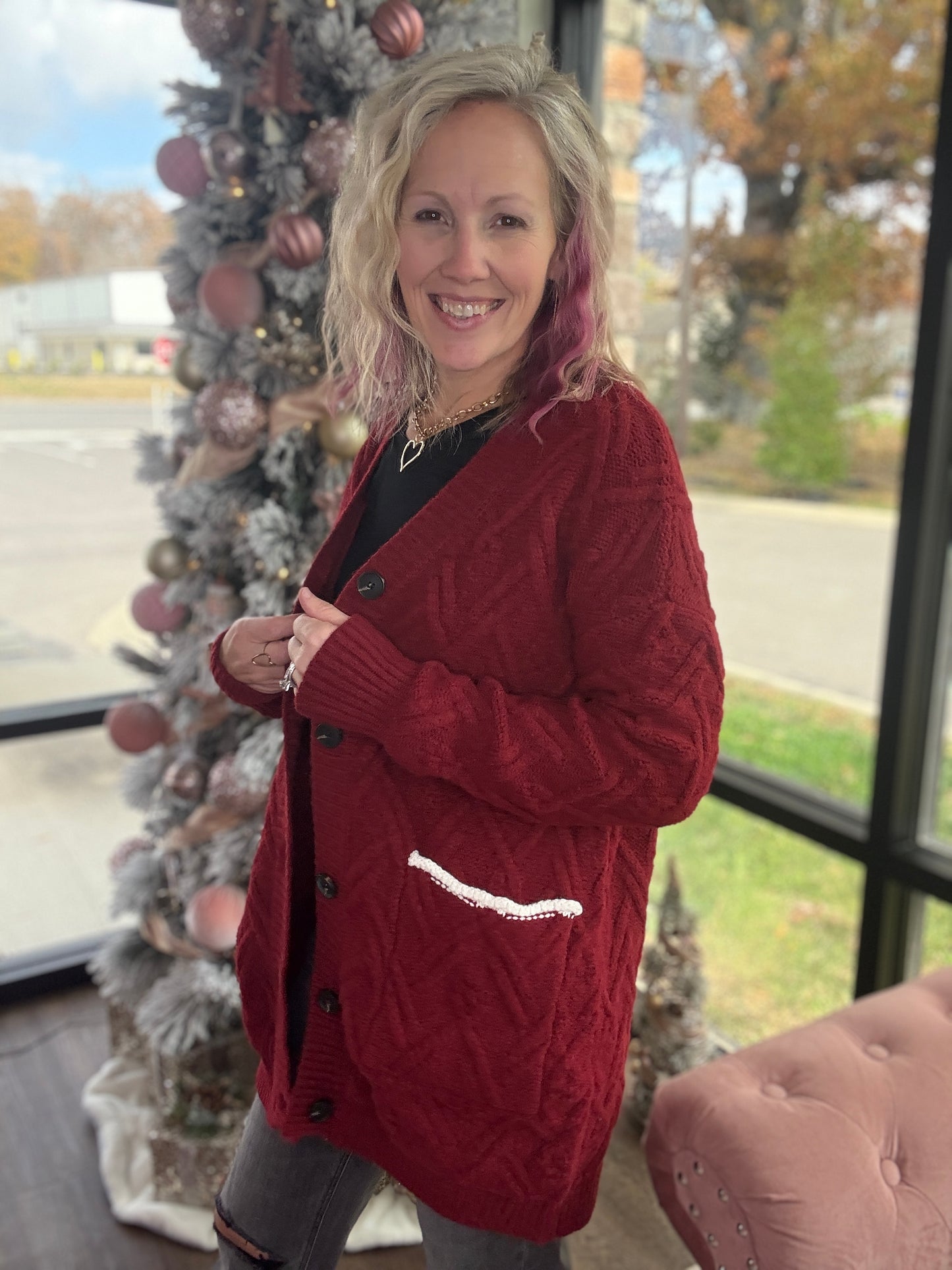 Redwood Cable Cardigan