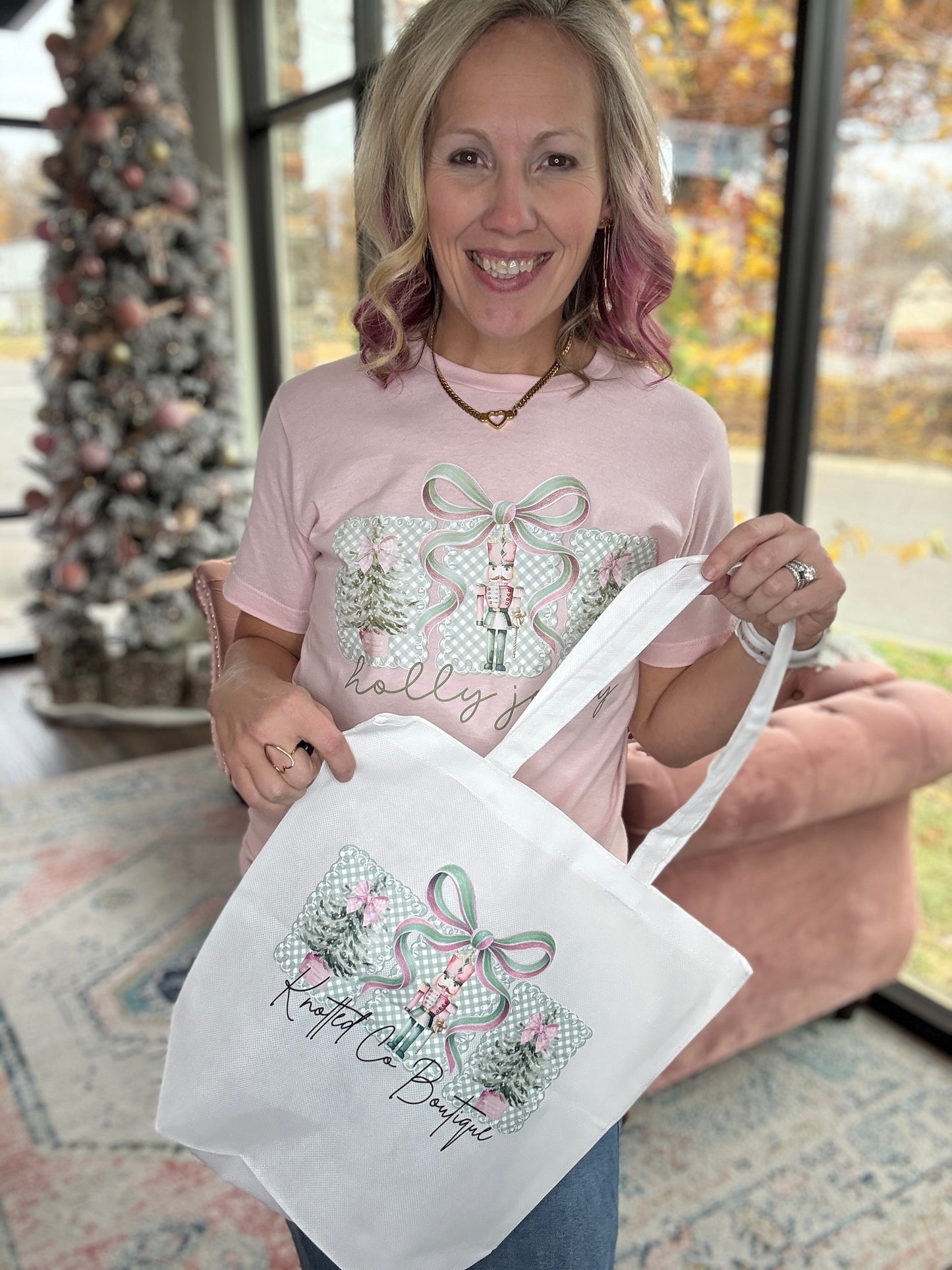 Pink Pines Jolly Tee