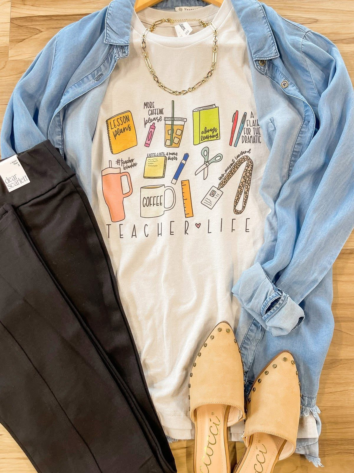Shameless Chambray Button Up
