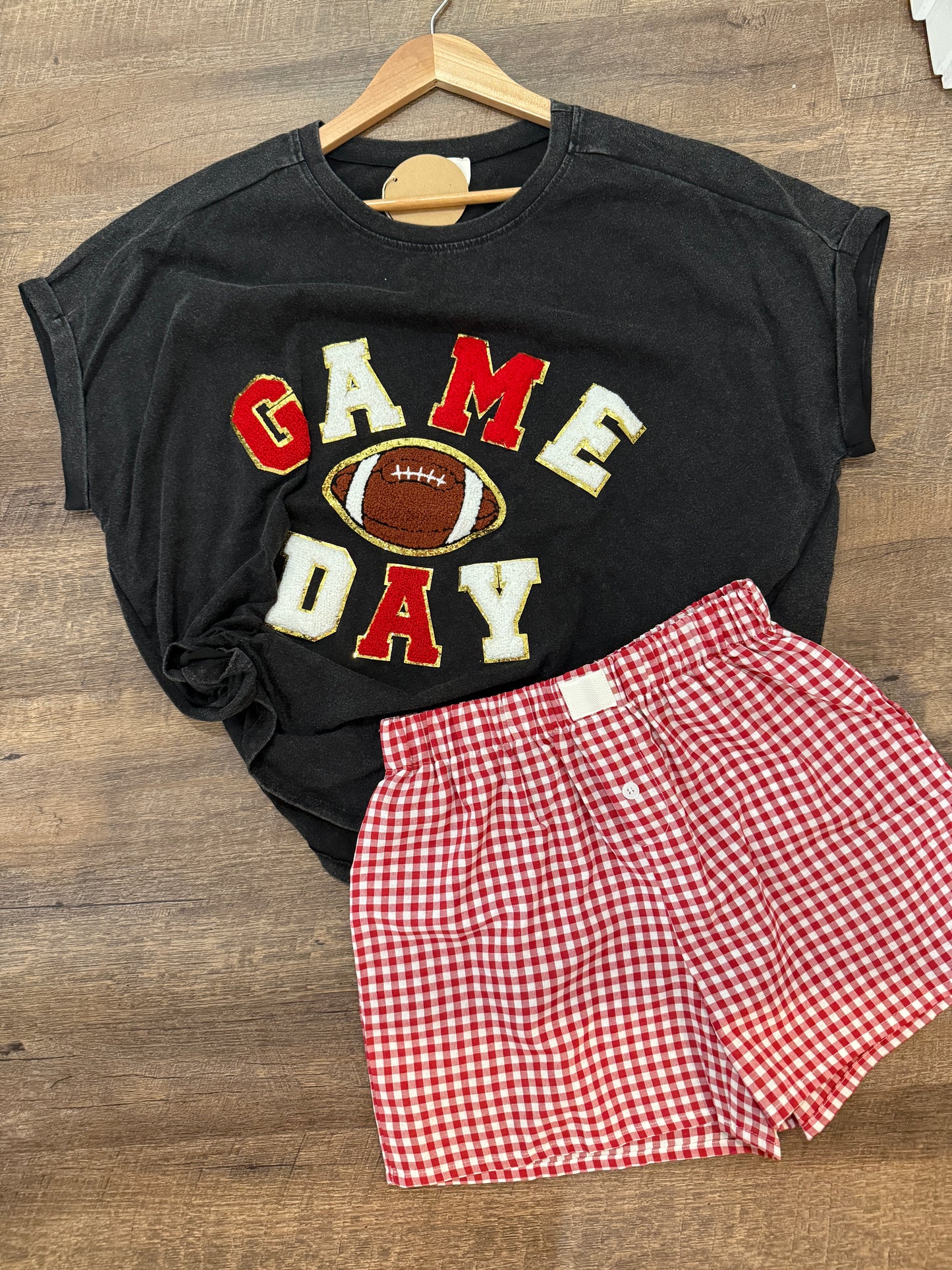Game Day Red/Black Tee