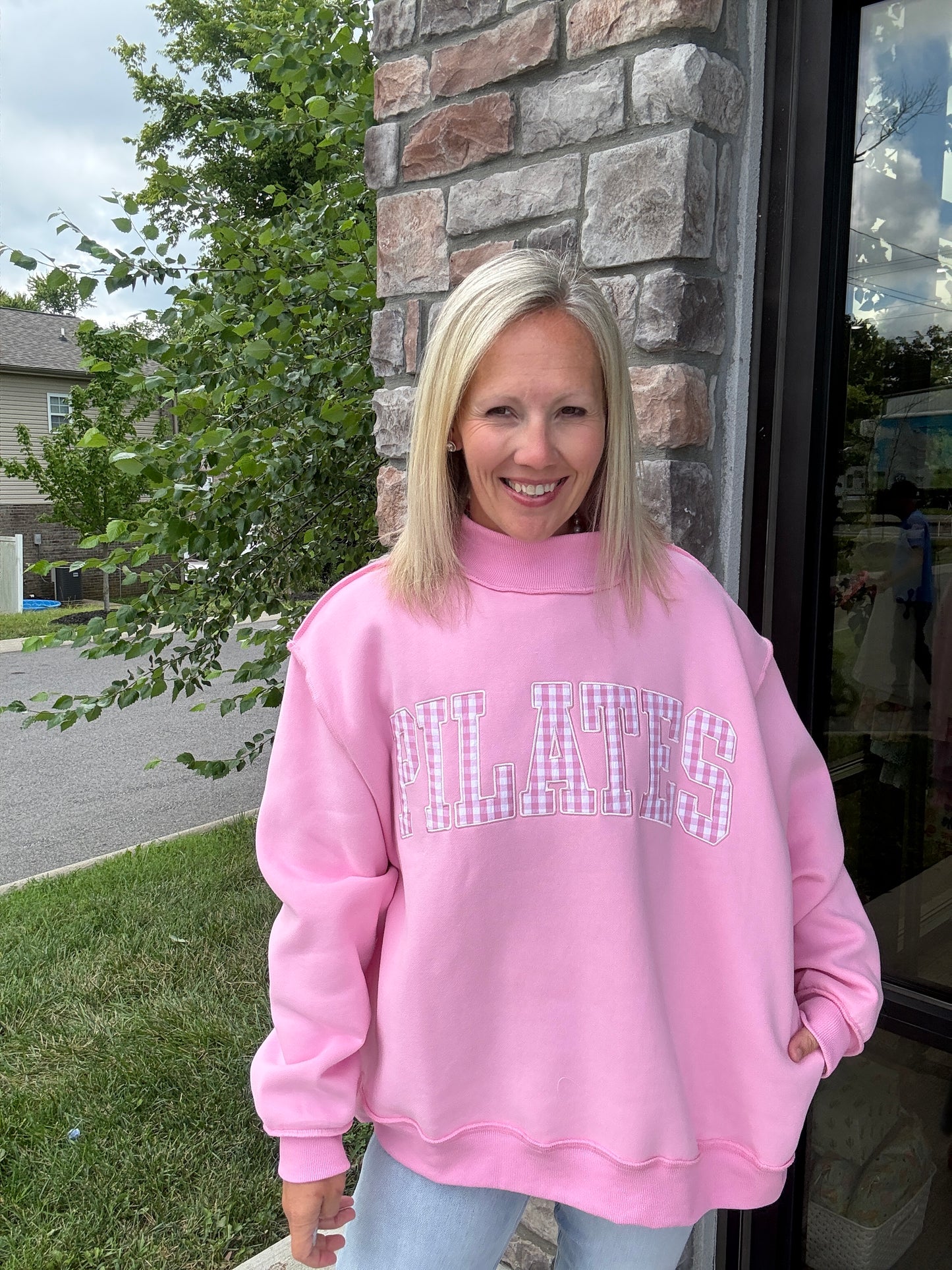 Pilates Club Mockneck