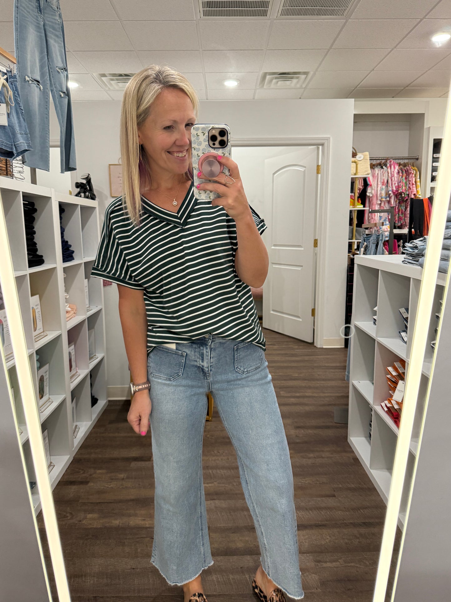 The Lucy Stripe Top