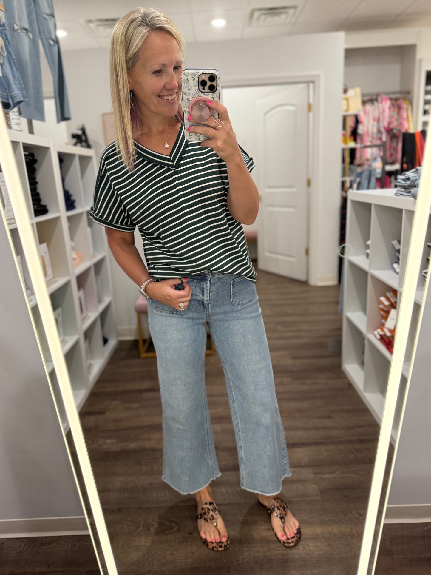 The Lucy Stripe Top