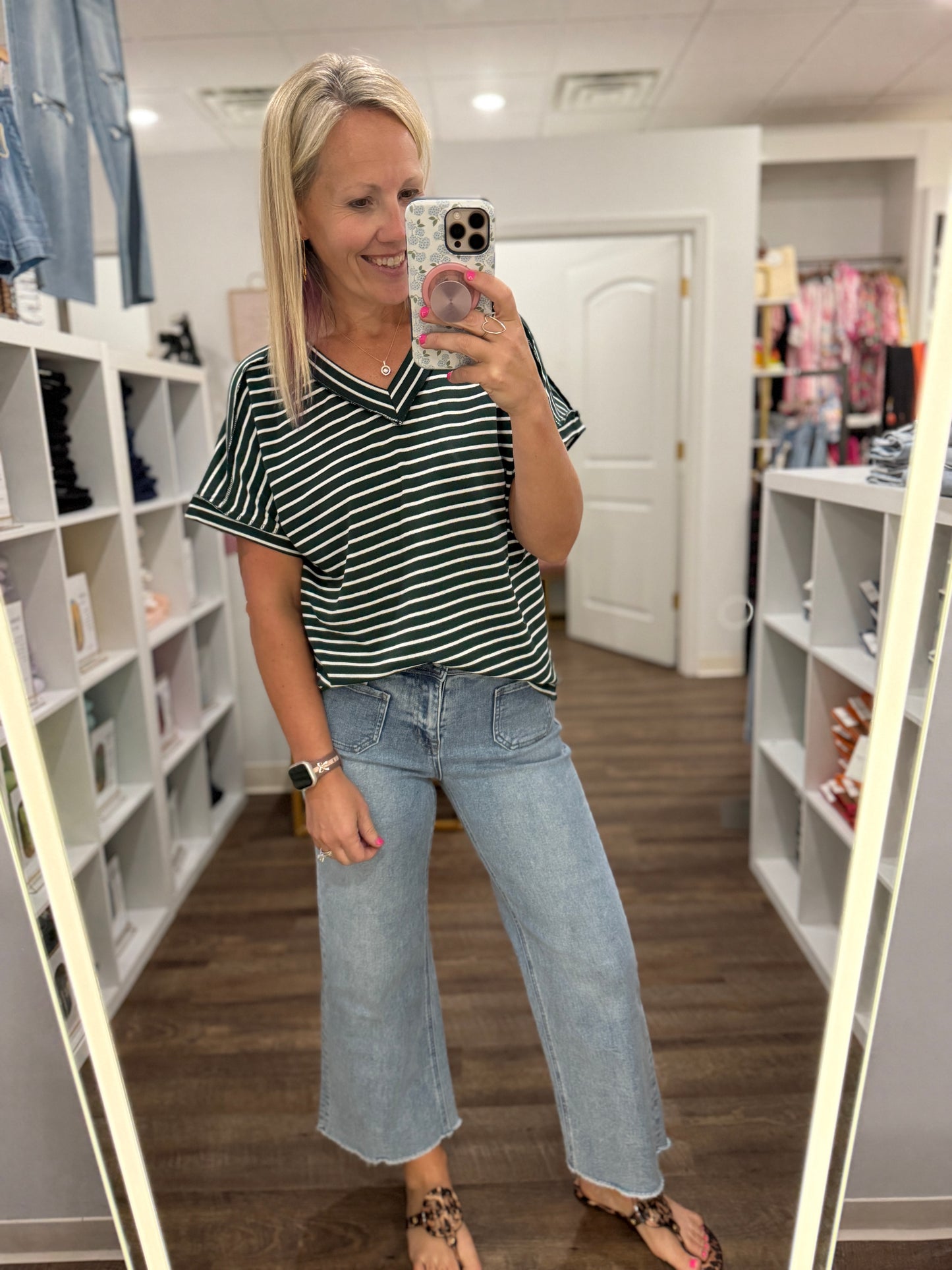 The Lucy Stripe Top