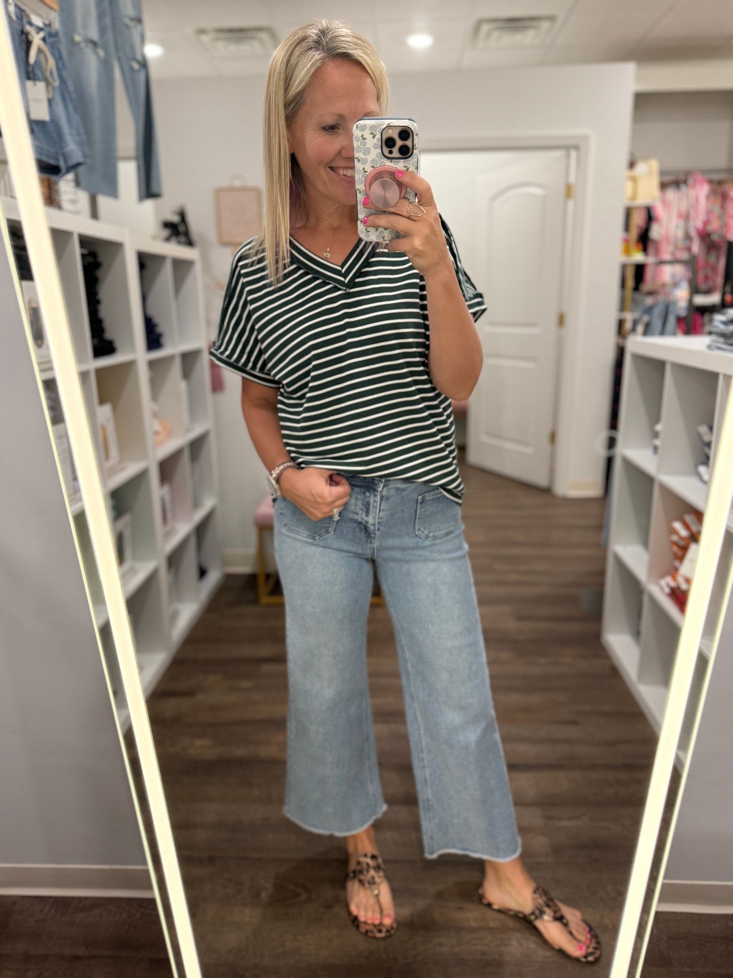 The Lucy Stripe Top