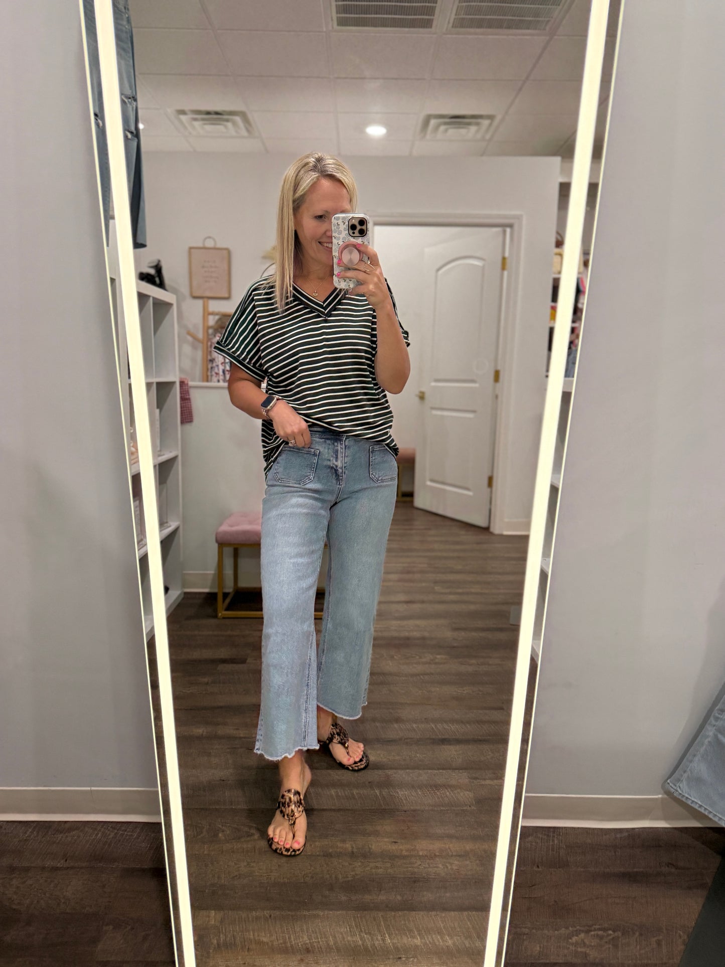 The Lucy Stripe Top