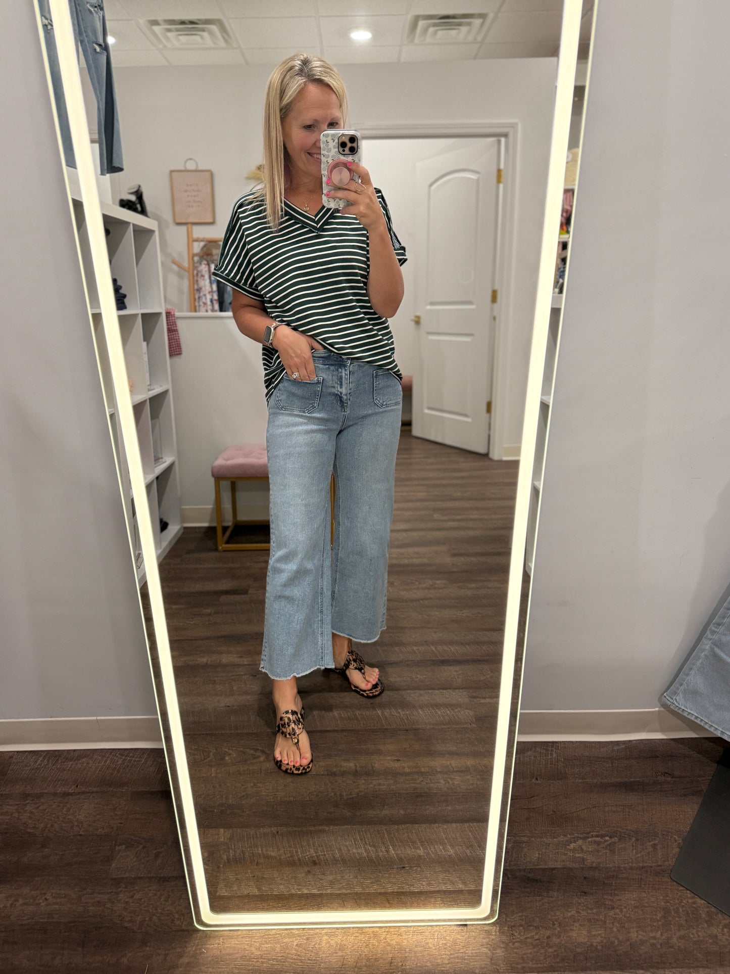 The Lucy Stripe Top