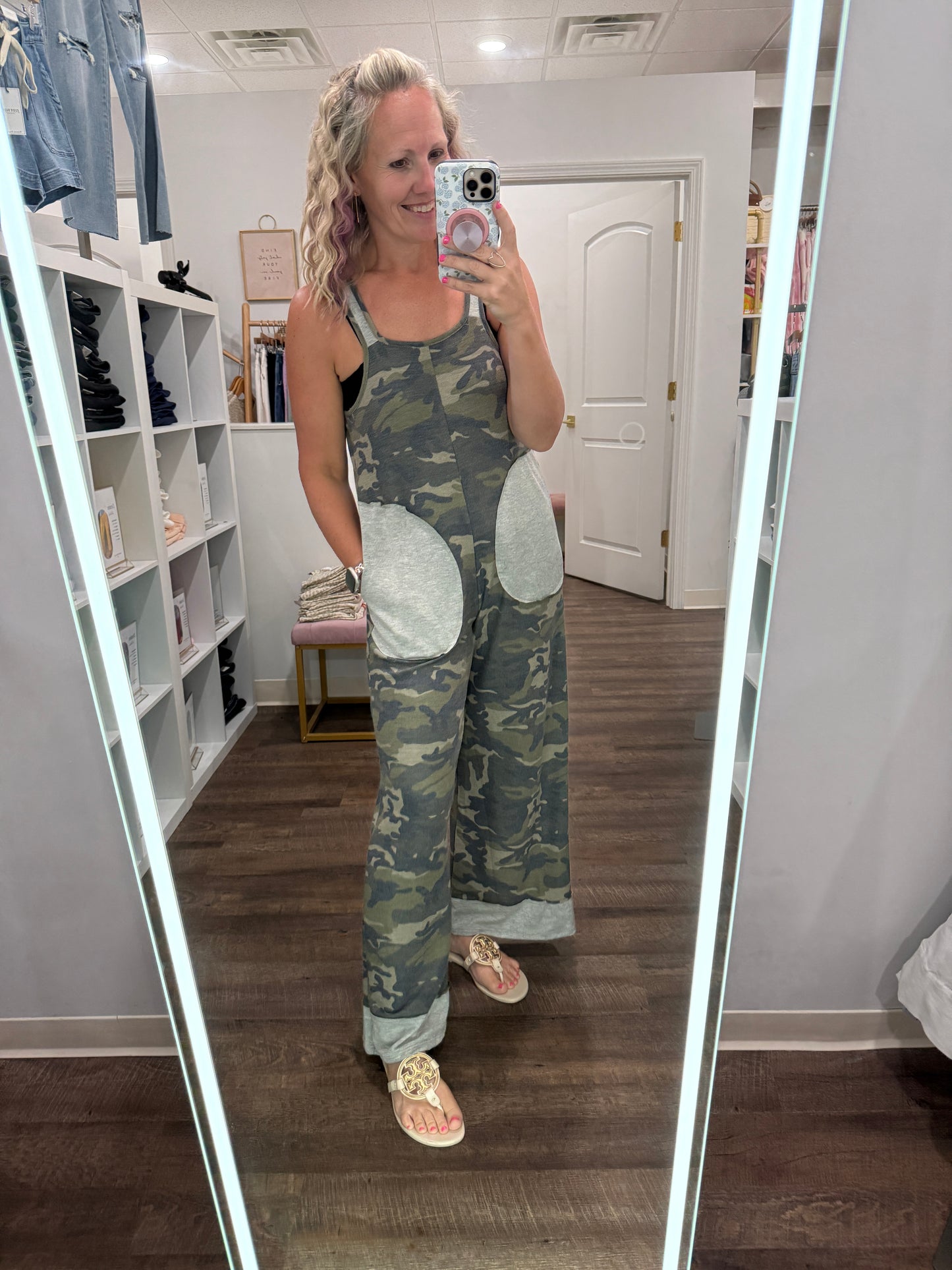 Ricki Camo Romper