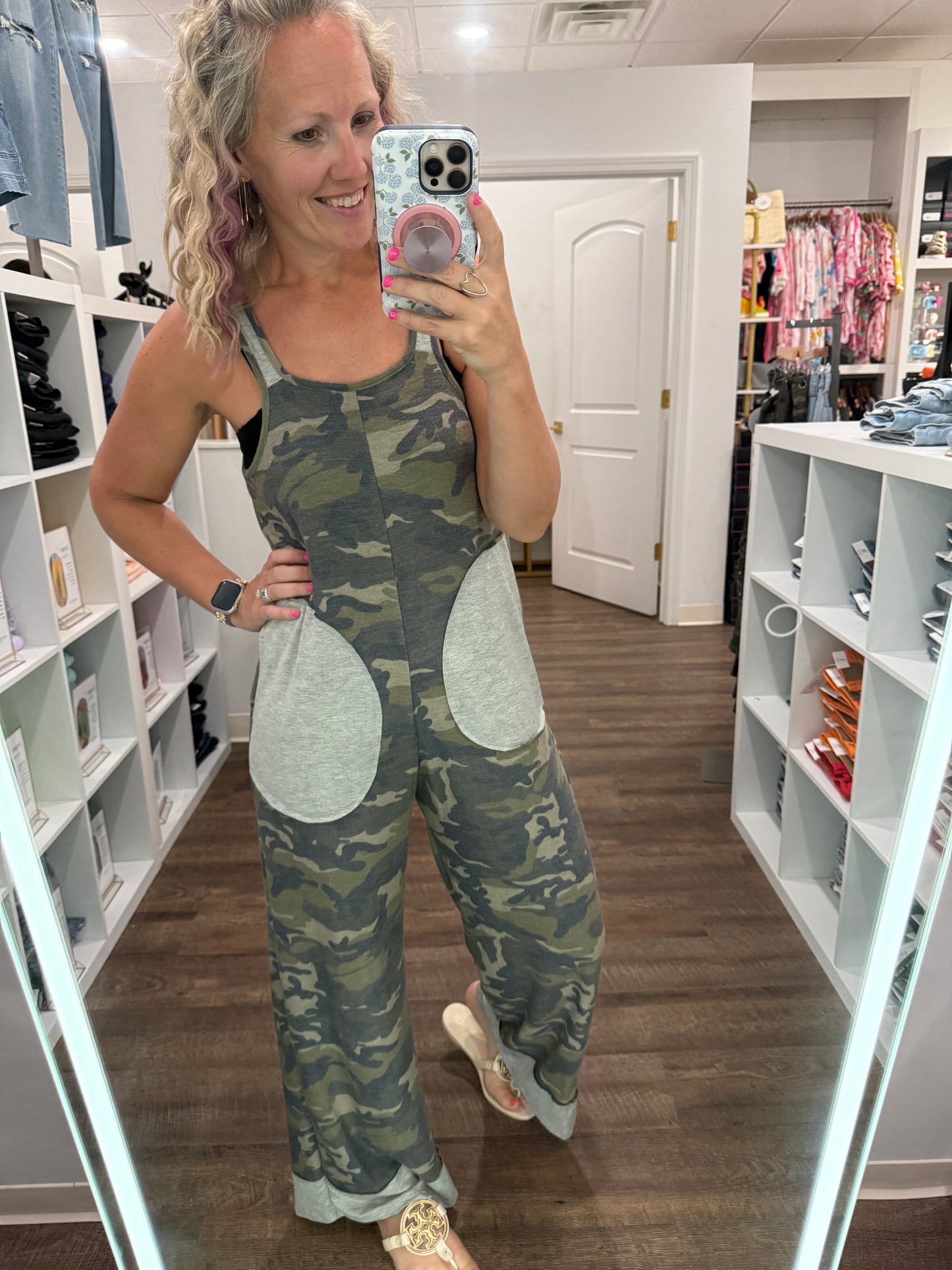 Ricki Camo Romper