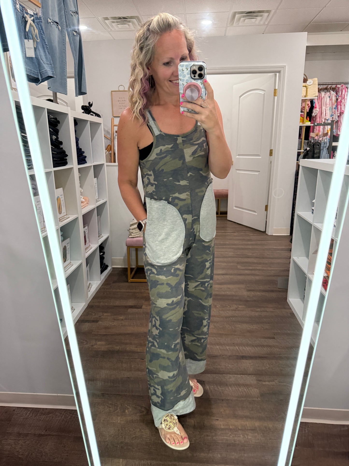 Ricki Camo Romper