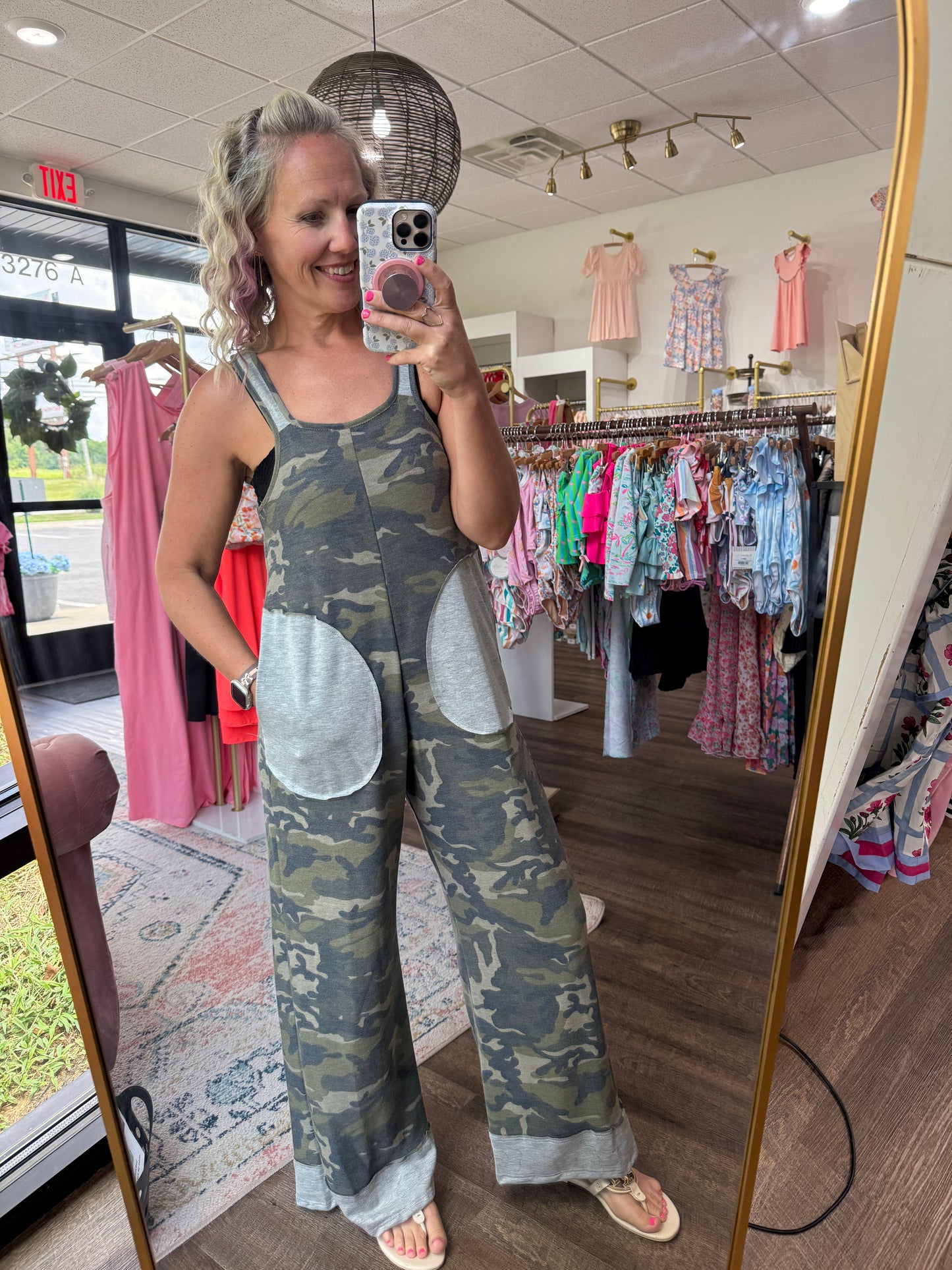 Ricki Camo Romper