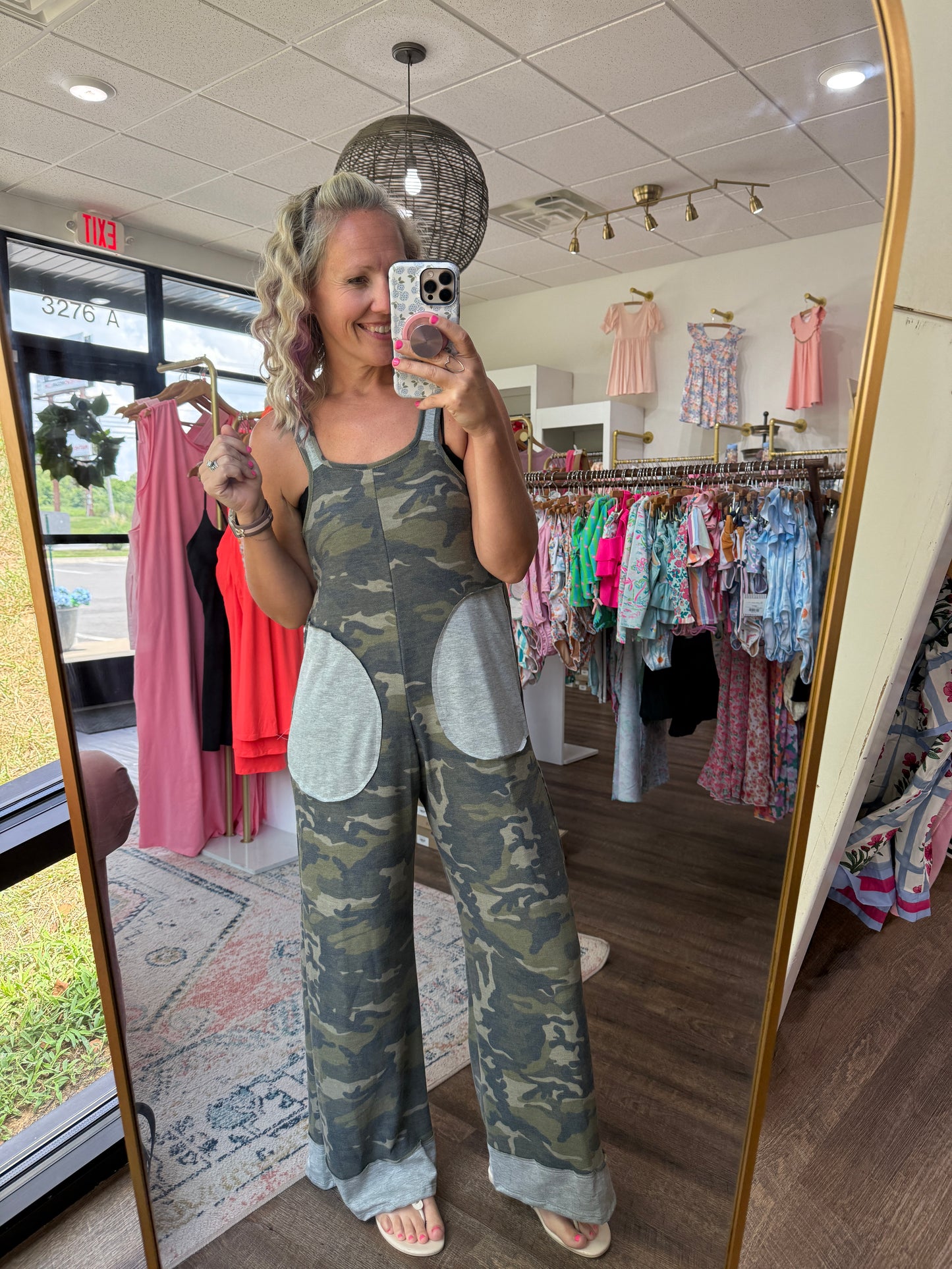 Ricki Camo Romper
