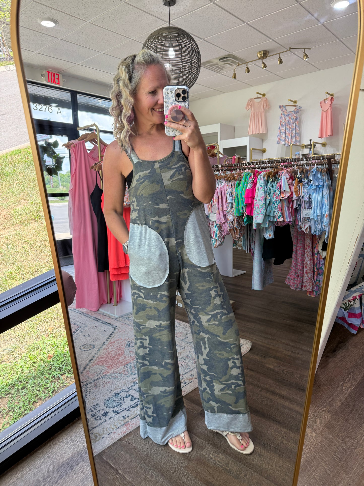 Ricki Camo Romper