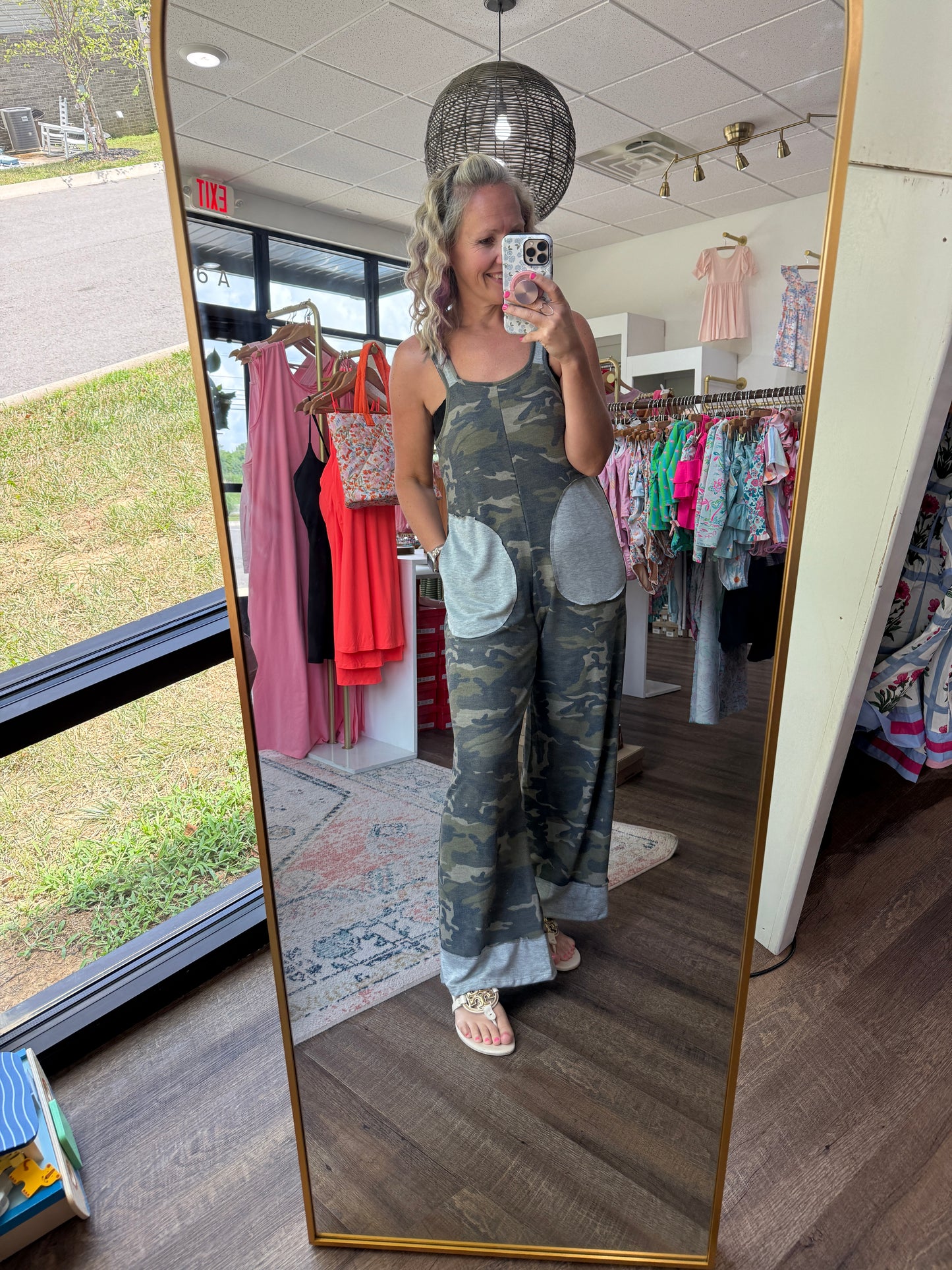 Ricki Camo Romper