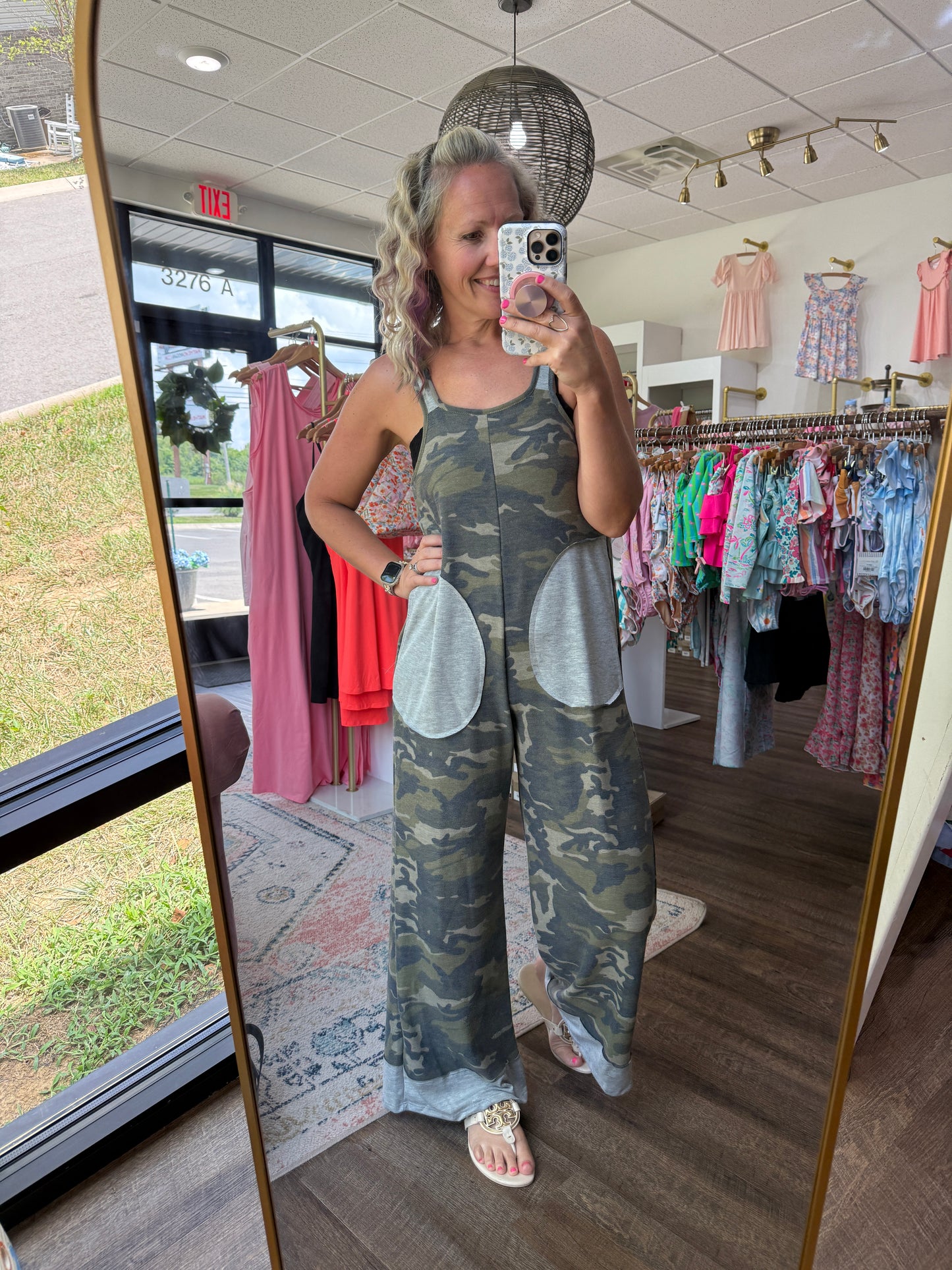 Ricki Camo Romper