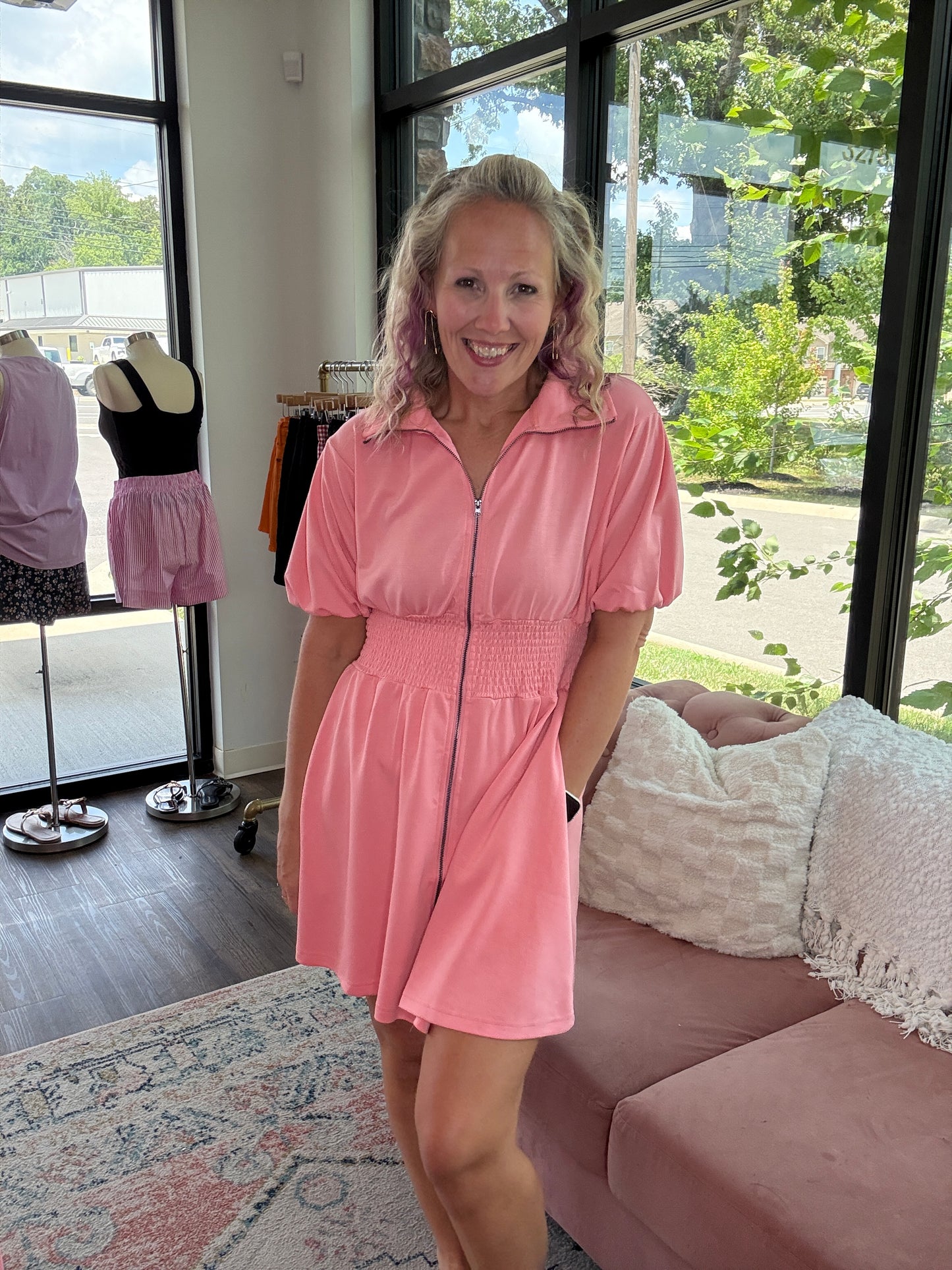 Marren Dress-Coral