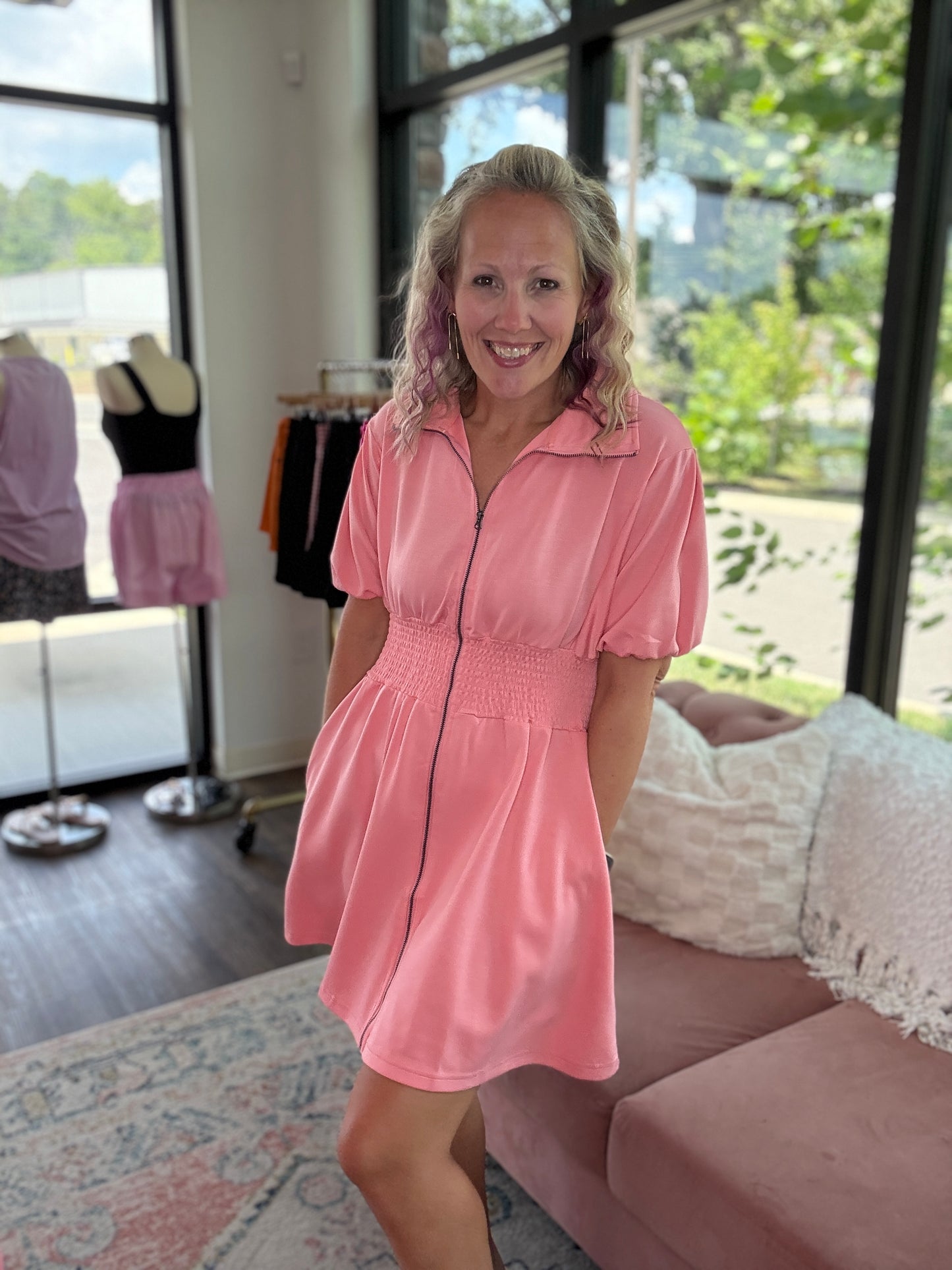 Marren Dress-Coral