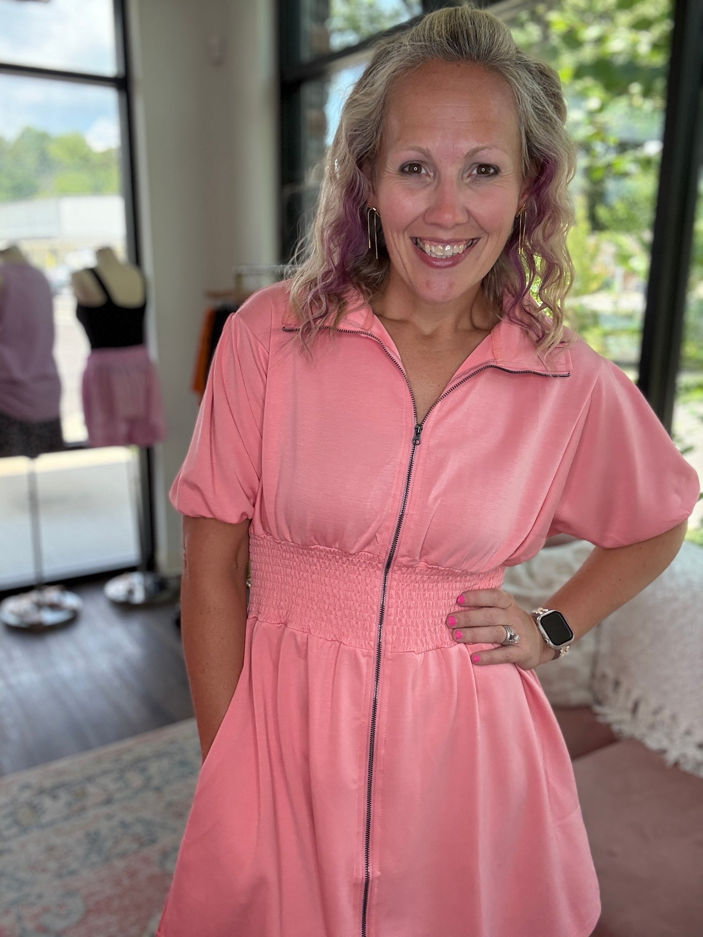 Marren Dress-Coral