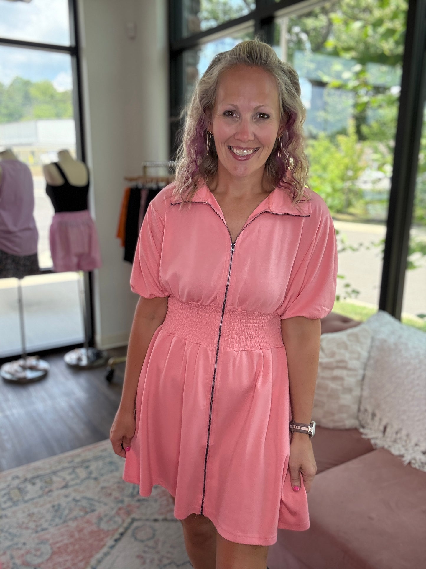 Marren Dress-Coral