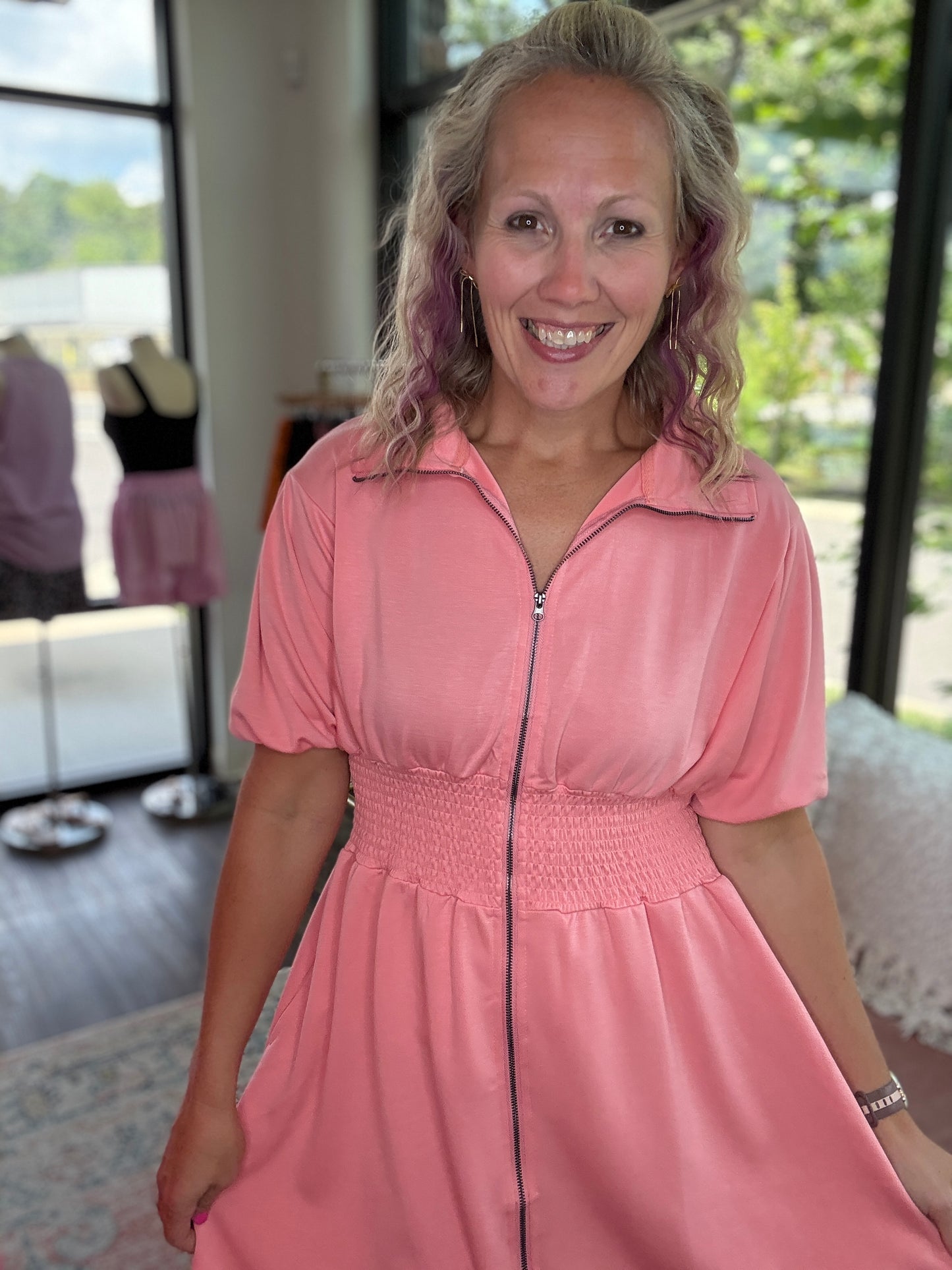 Marren Dress-Coral