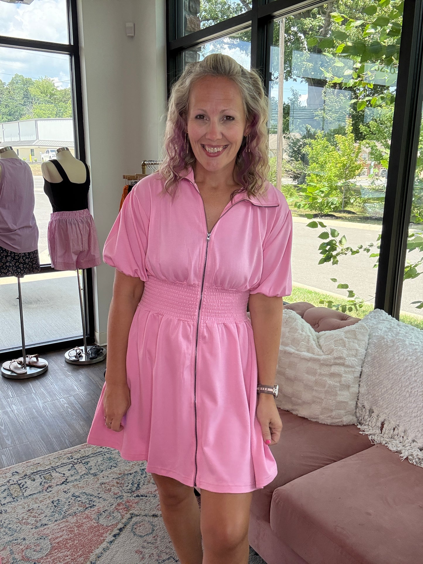Marren Dress-Pink