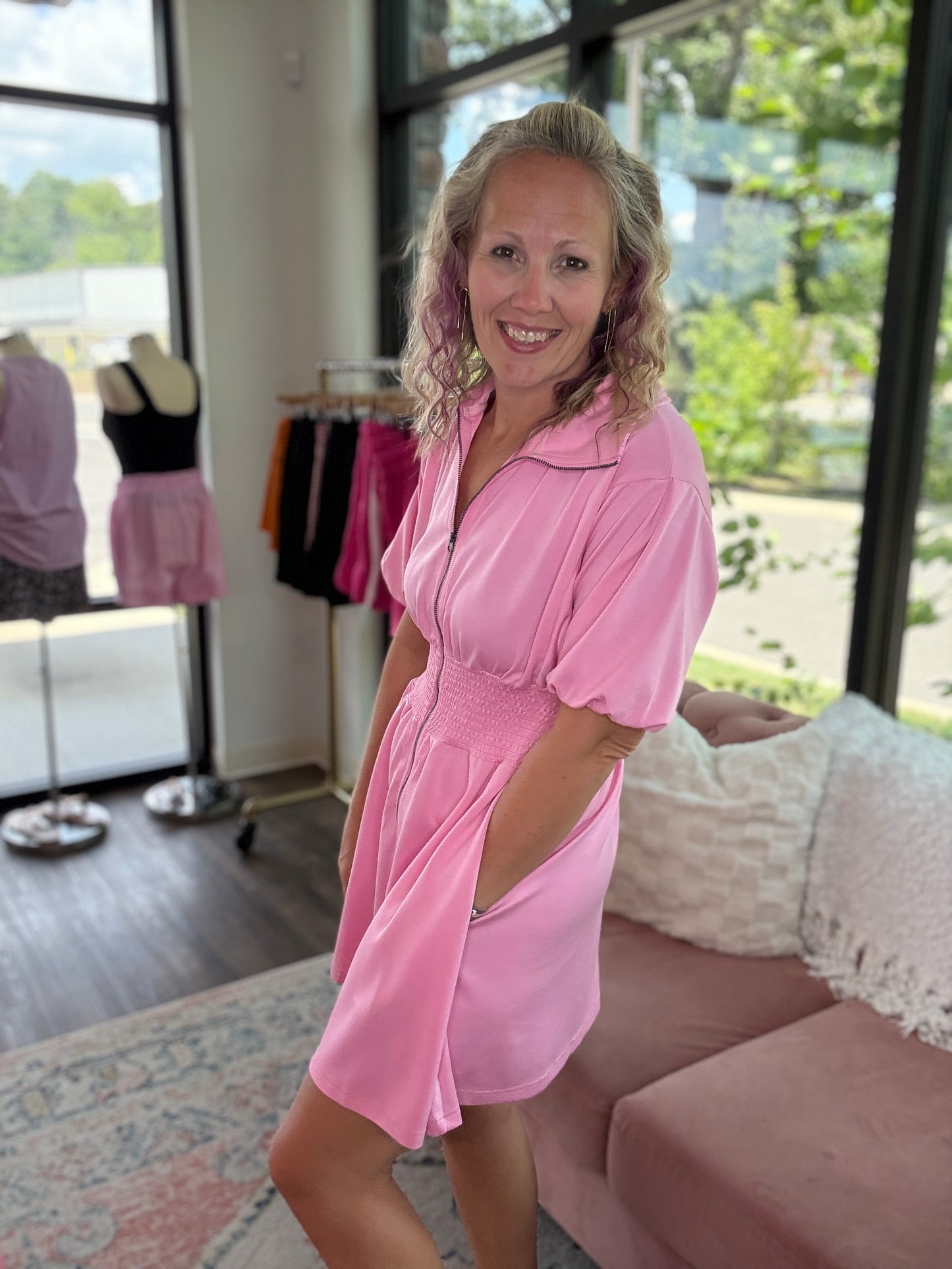 Marren Dress-Pink
