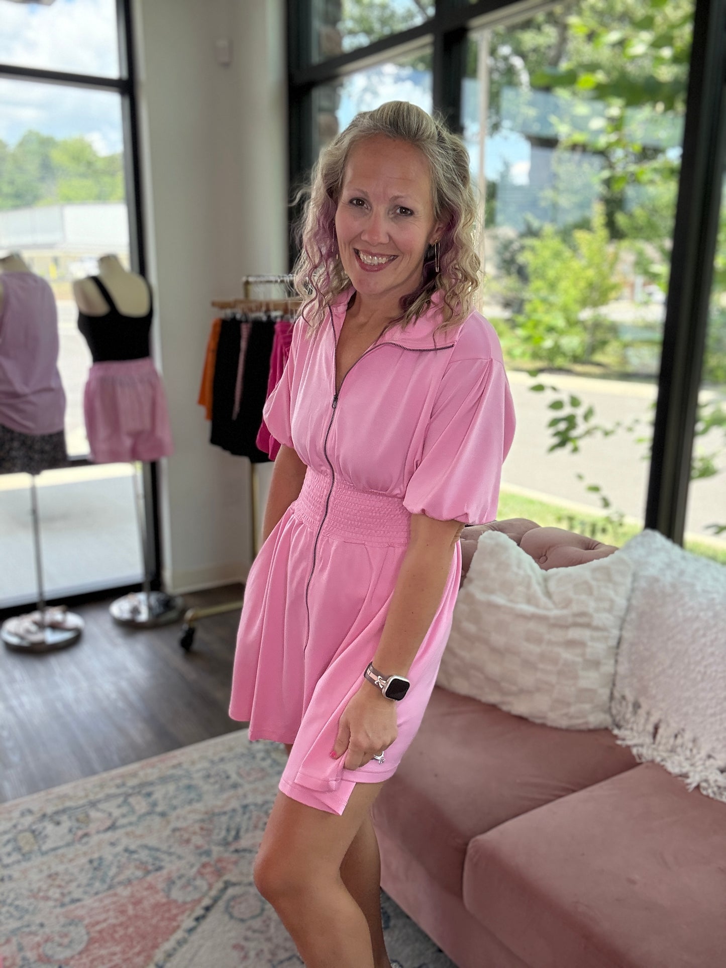 Marren Dress-Pink