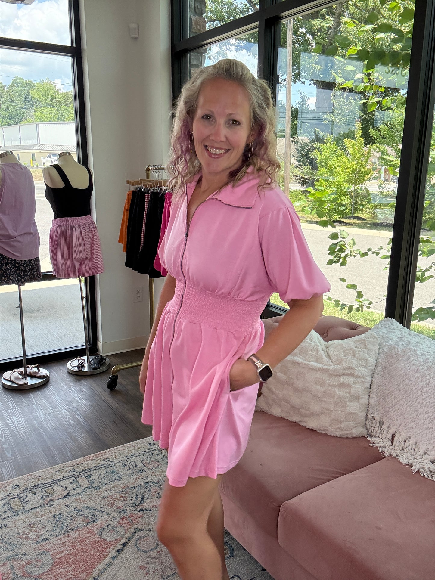 Marren Dress-Pink