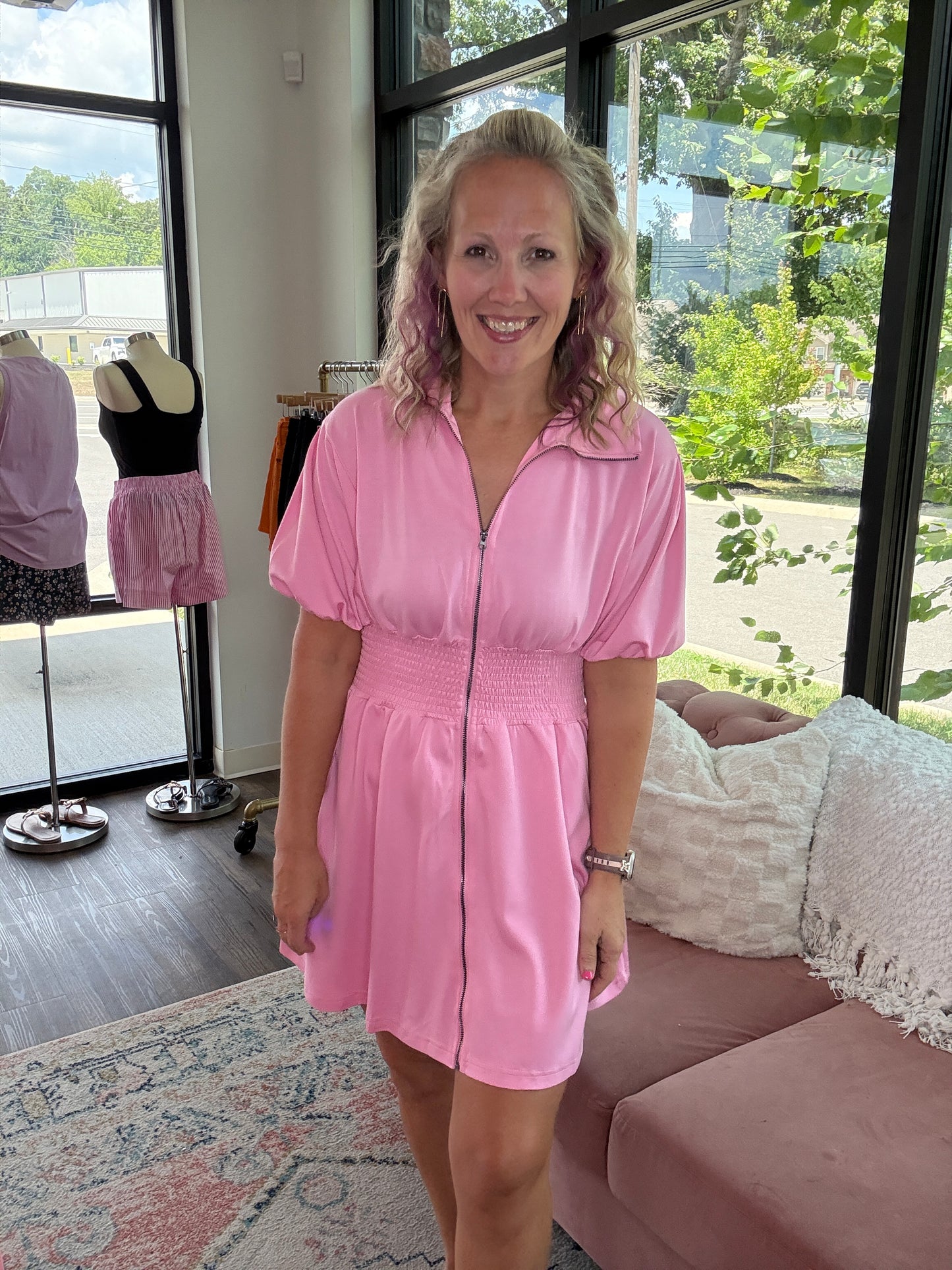Marren Dress-Pink