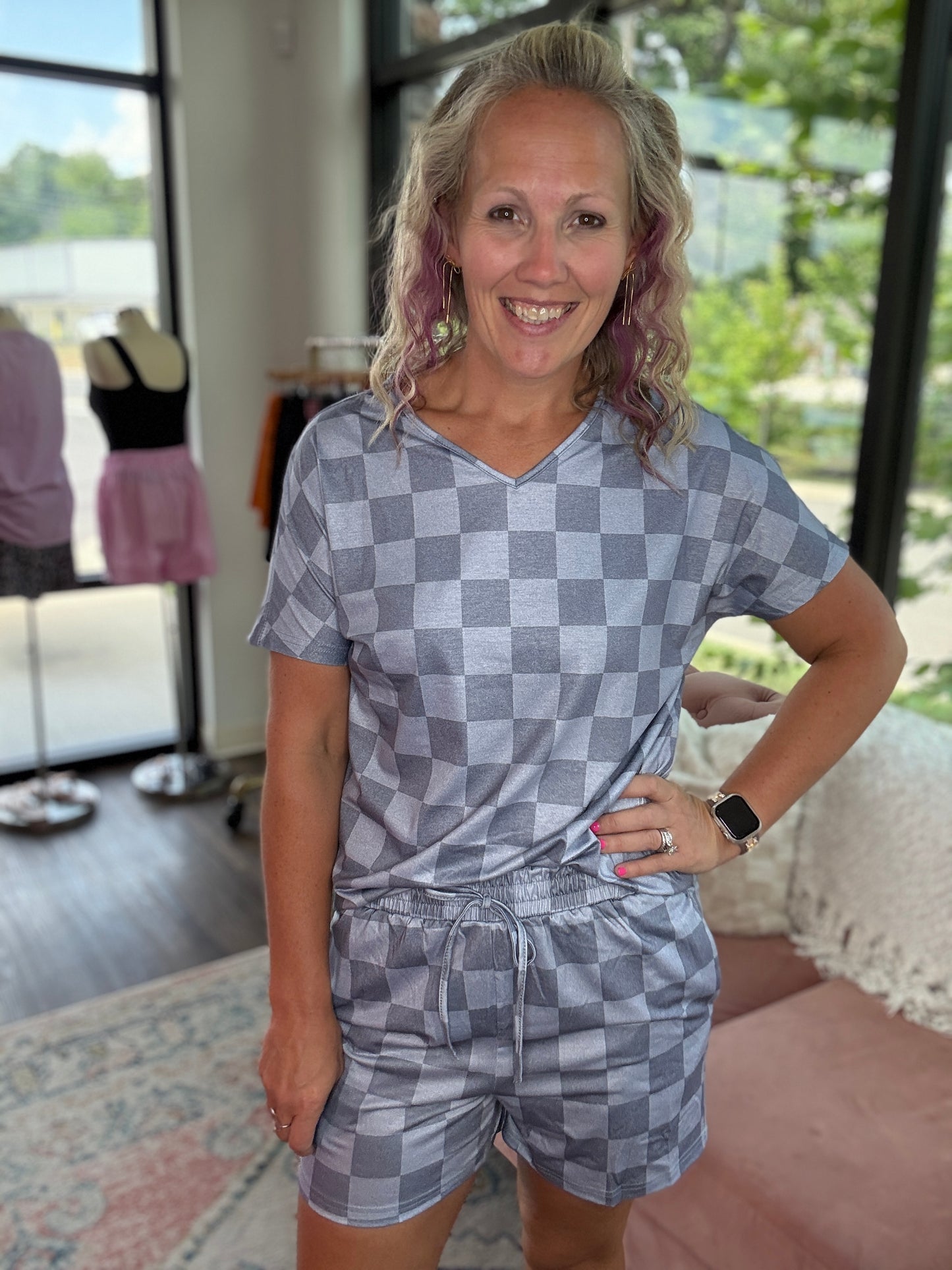 Slate Checkered Set