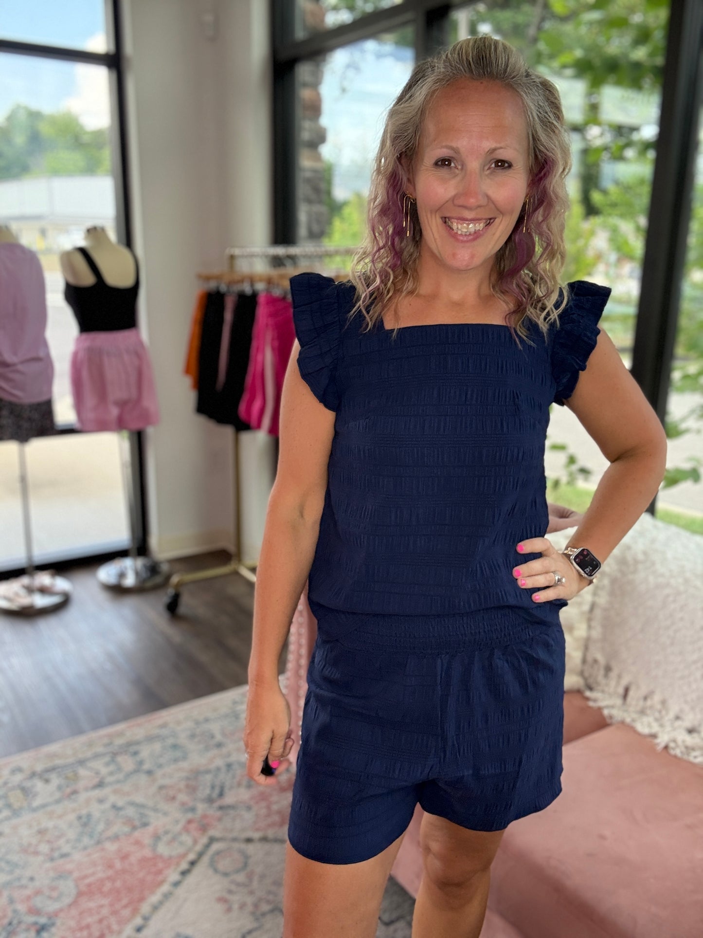 Navy Days Textured Set