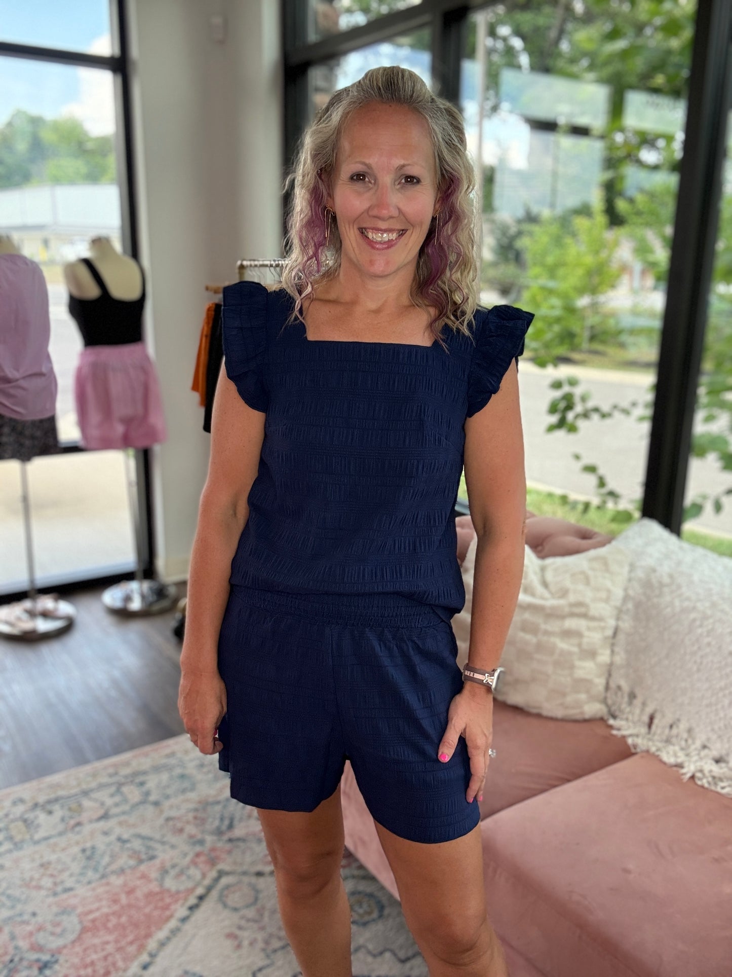 Navy Days Textured Set
