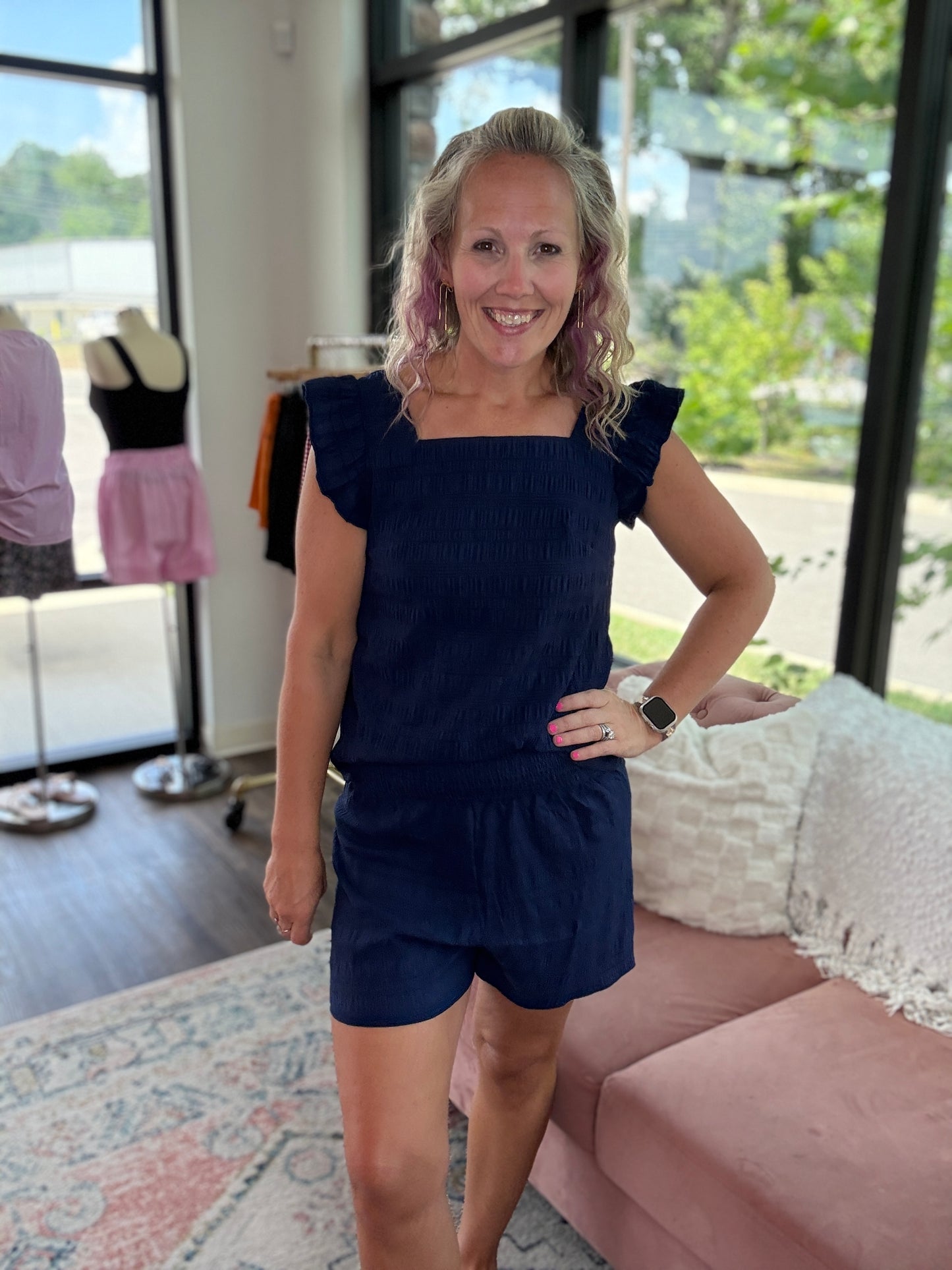Navy Days Textured Set