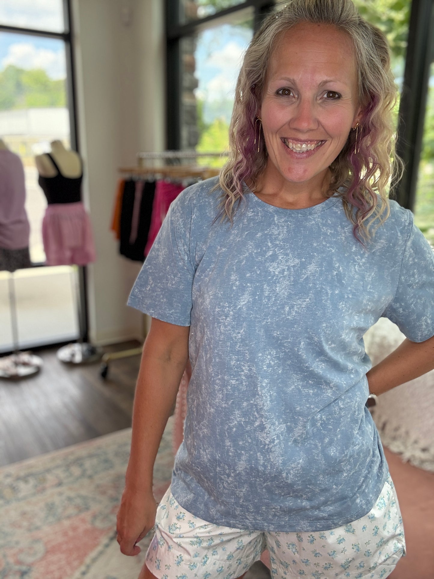 Ocean Breeze - Acid Wash Tee